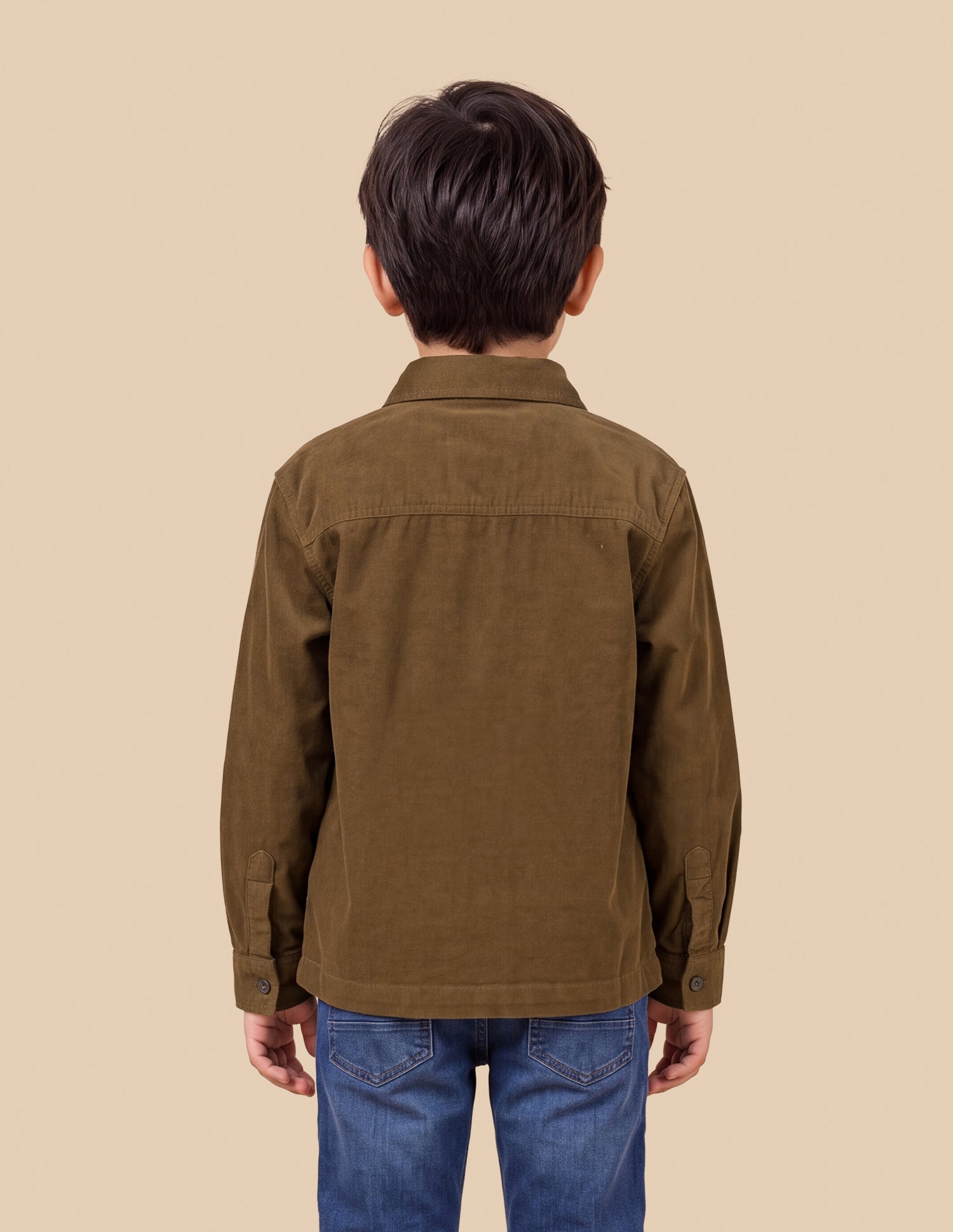 Boxy Fit Corduroy Shirt Mustard - U.S. Polo Assn. India | Large
