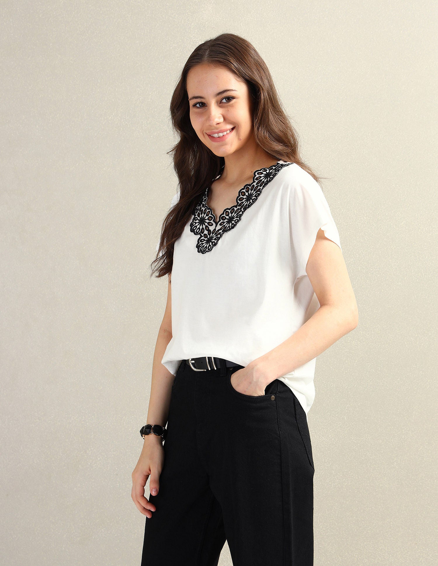 Pure Cotton Loose Fit T-Shirt White - U.S. POLO ASSN. | Large