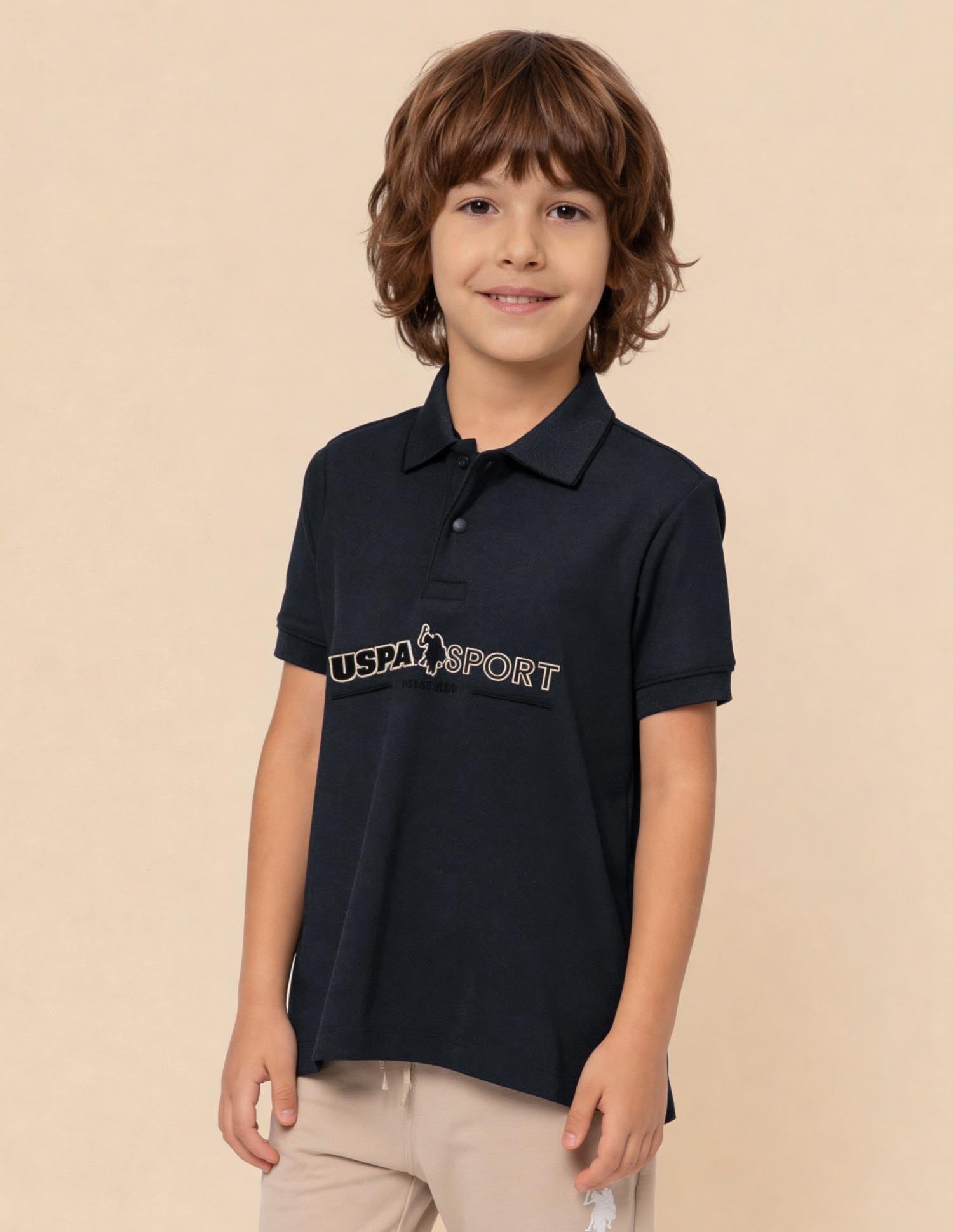 Brand Embossed Regular Fit Polo Shirt Teal - U.S. Polo Assn. India | Large