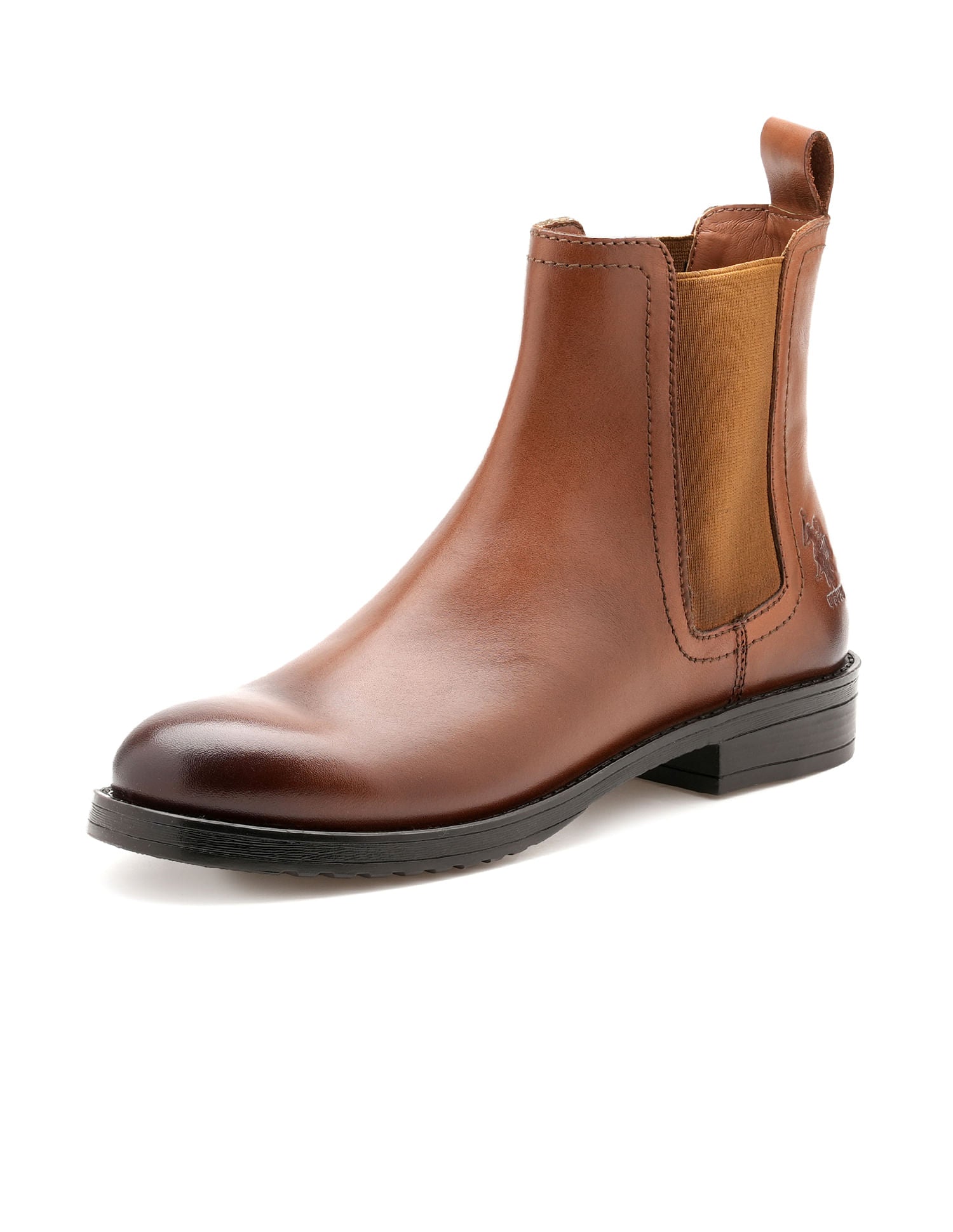 Women Antonella  Leather Chelsea Boots Tan - U.S. POLO ASSN. | Large