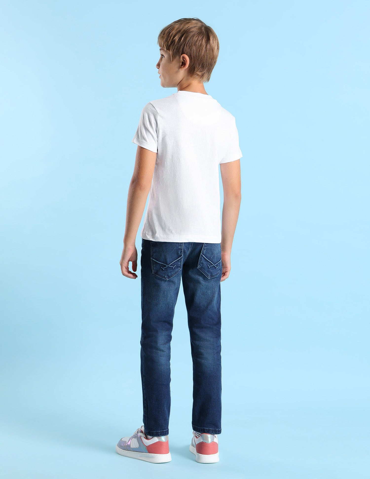 Boys Graphic Regular Fit T-Shirt White - U.S. POLO ASSN. | Large