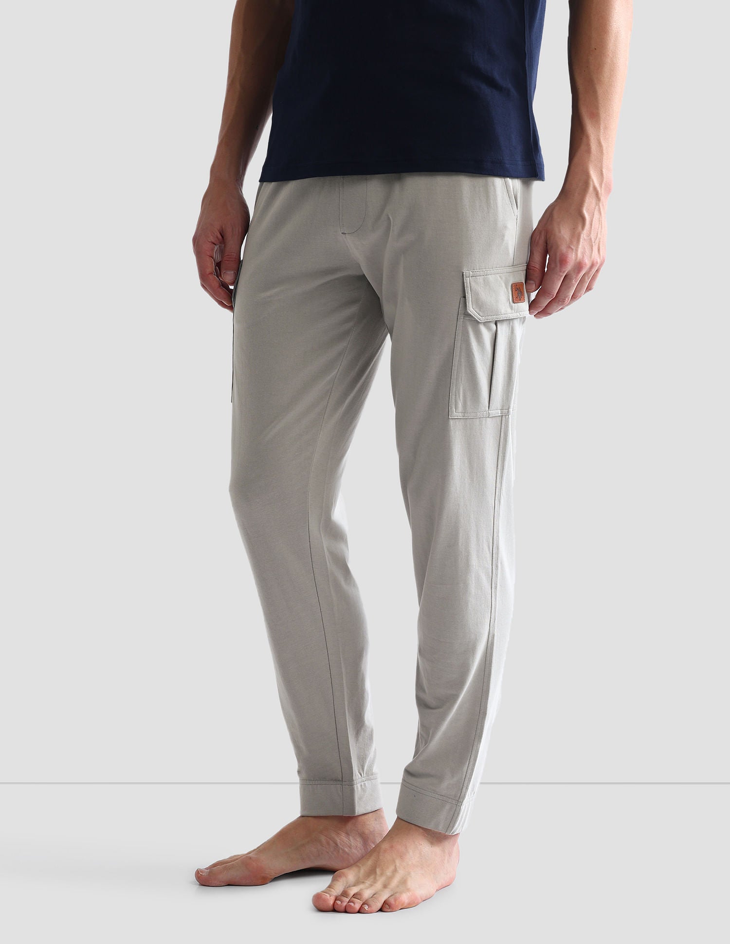 Cargo Utility OJ002 Lounge Joggers - Pack Of 1 Grey - U.S. POLO ASSN. | Large