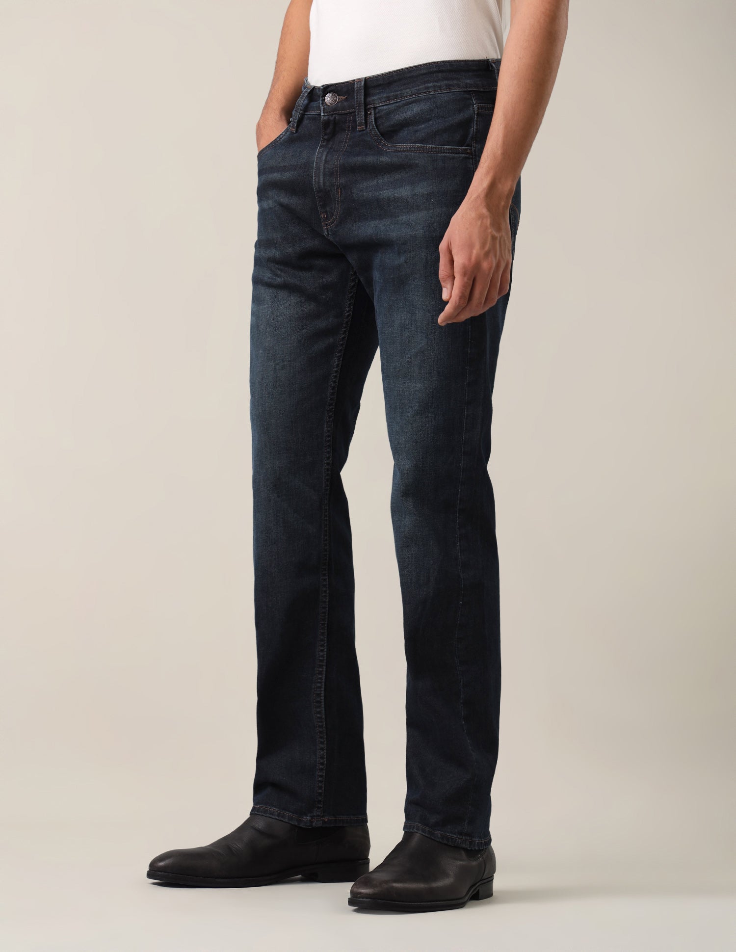 Mason Regular Straight Fit Blue Jeans Mid Blue - U.S. Polo Assn. India | Large