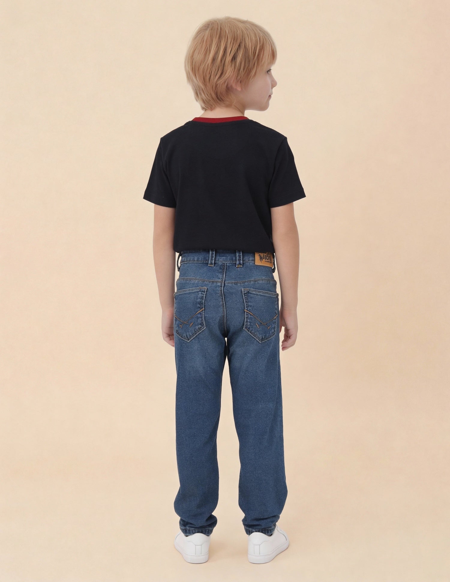 Relaxed Fit Whiskered Jeans Blue - U.S. Polo Assn. India | Large