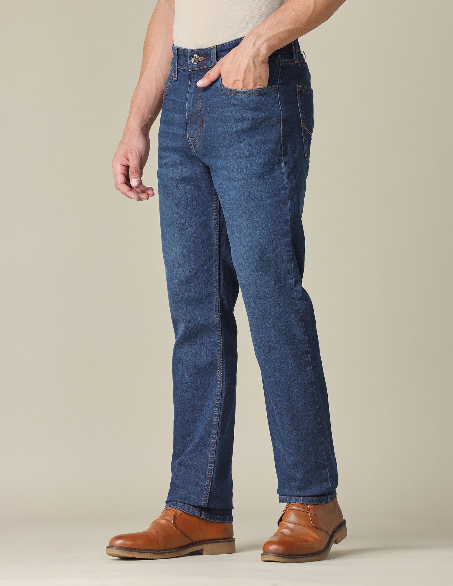 Harold Slim Straight Fit Blue Jeans Dark Indigo - U.S. POLO ASSN. | Large