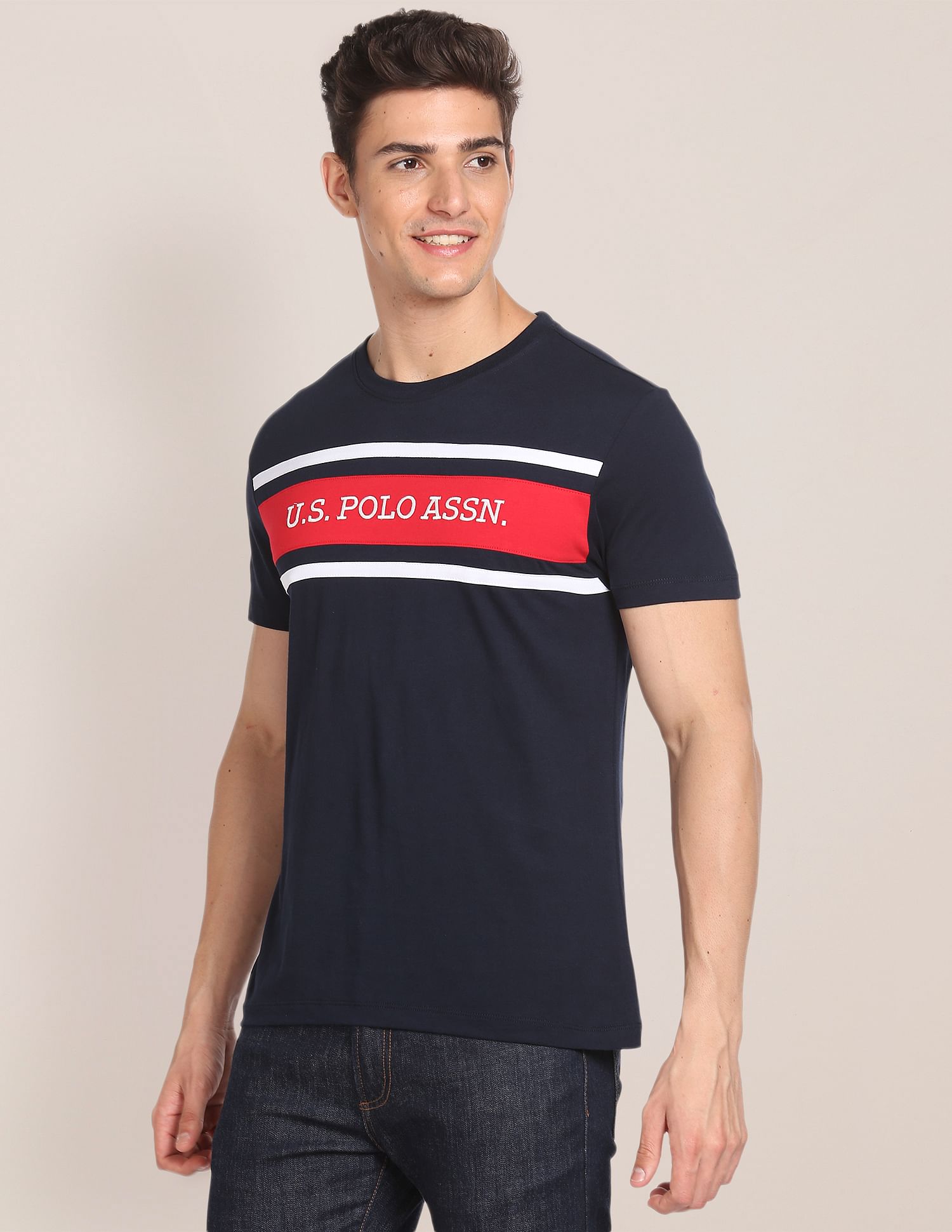 Brand Embroidered Cotton T-Shirt – U.S. Polo Assn. India