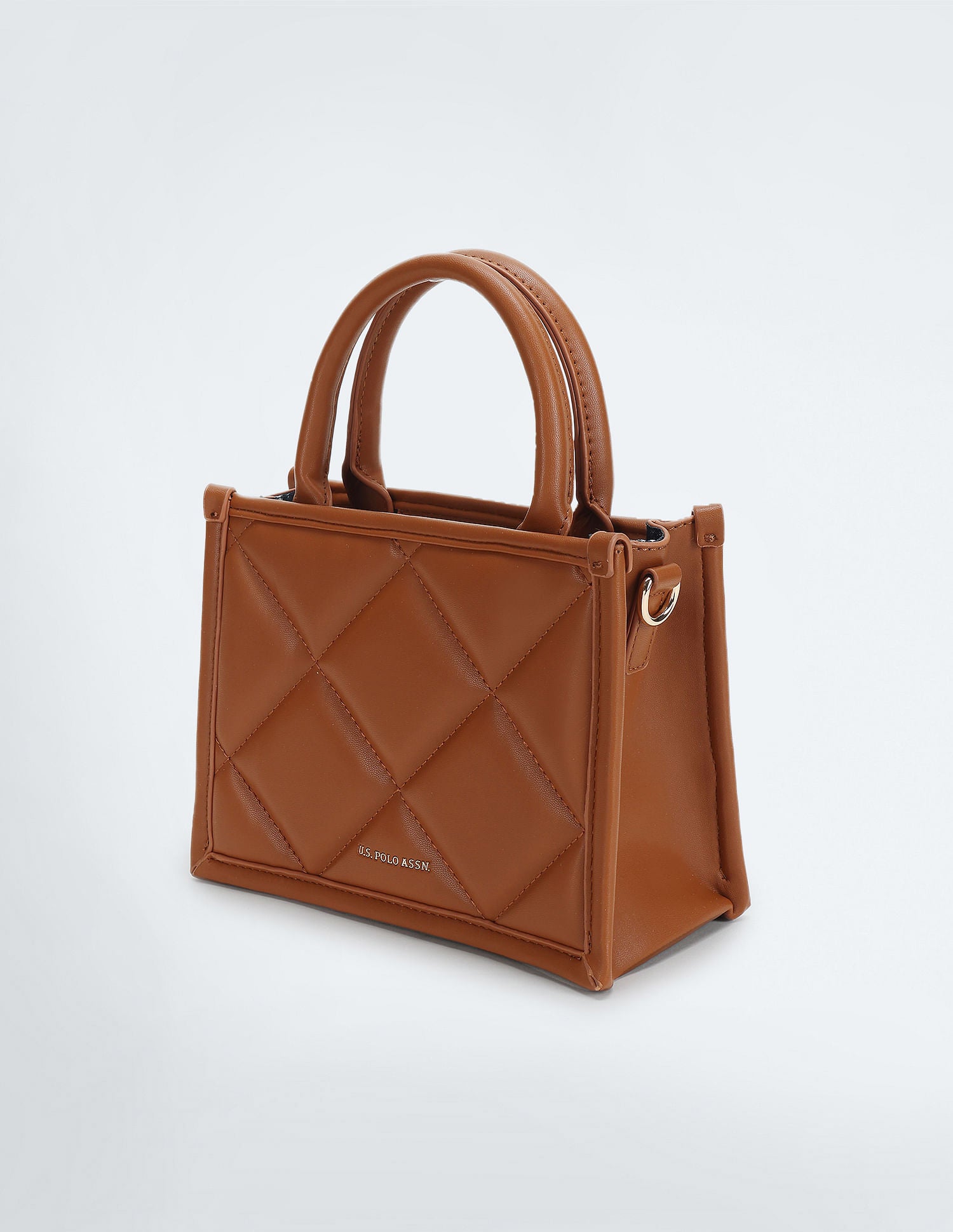 City Girl Quilted Sling Bag Tan - U.S. POLO ASSN. | Large