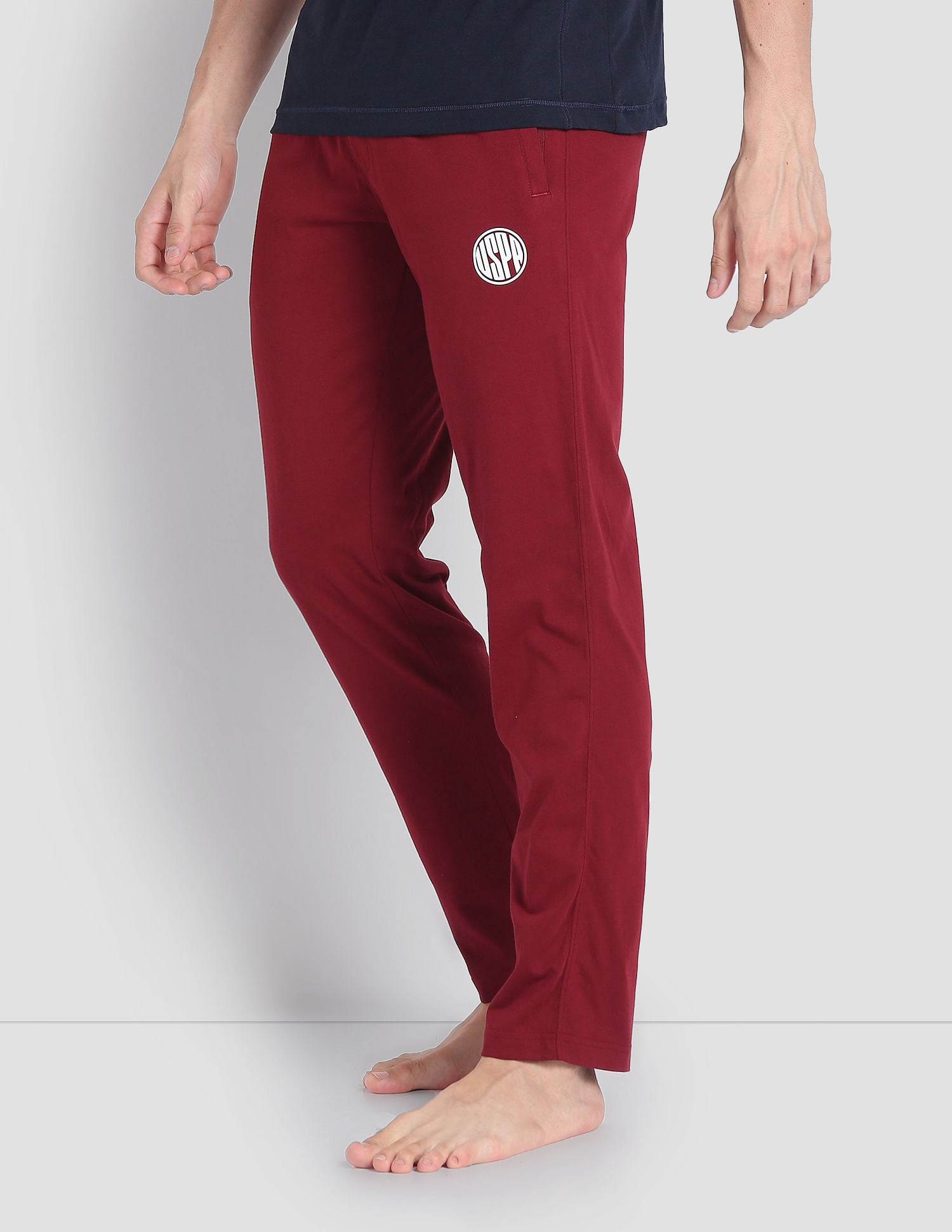 Relaxed Fit LR002 Lounge Track Pants - Pack Of 1 Maroon - U.S. POLO ASSN. | Large