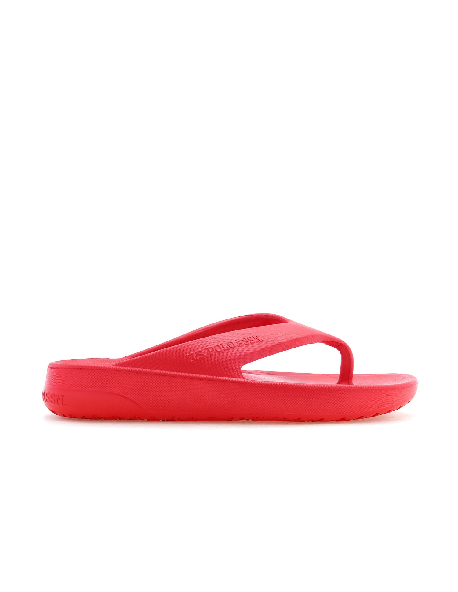 Men Axel Dk. Red Foam Walk Flip Flop Red - U.S. Polo Assn. India | Large