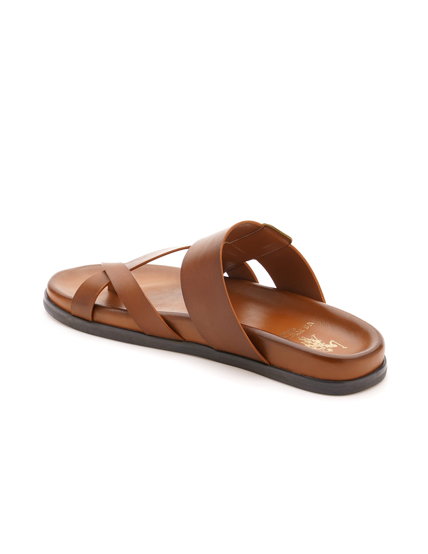 Buckle Strap Iker Sandals Brown - U.S. Polo Assn. India | Large