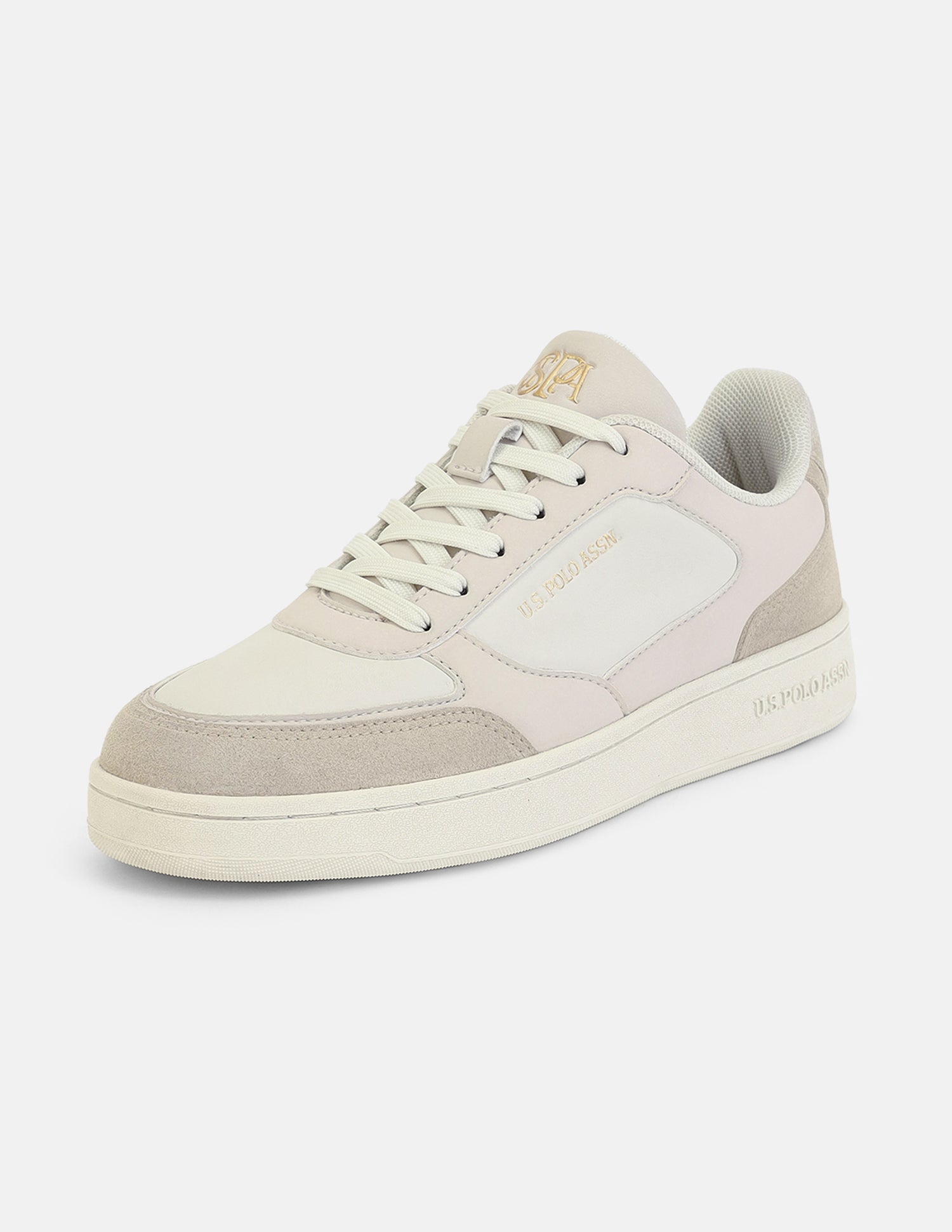 Colour Blocked Reina Sneakers Beige - U.S. Polo Assn. India | Large