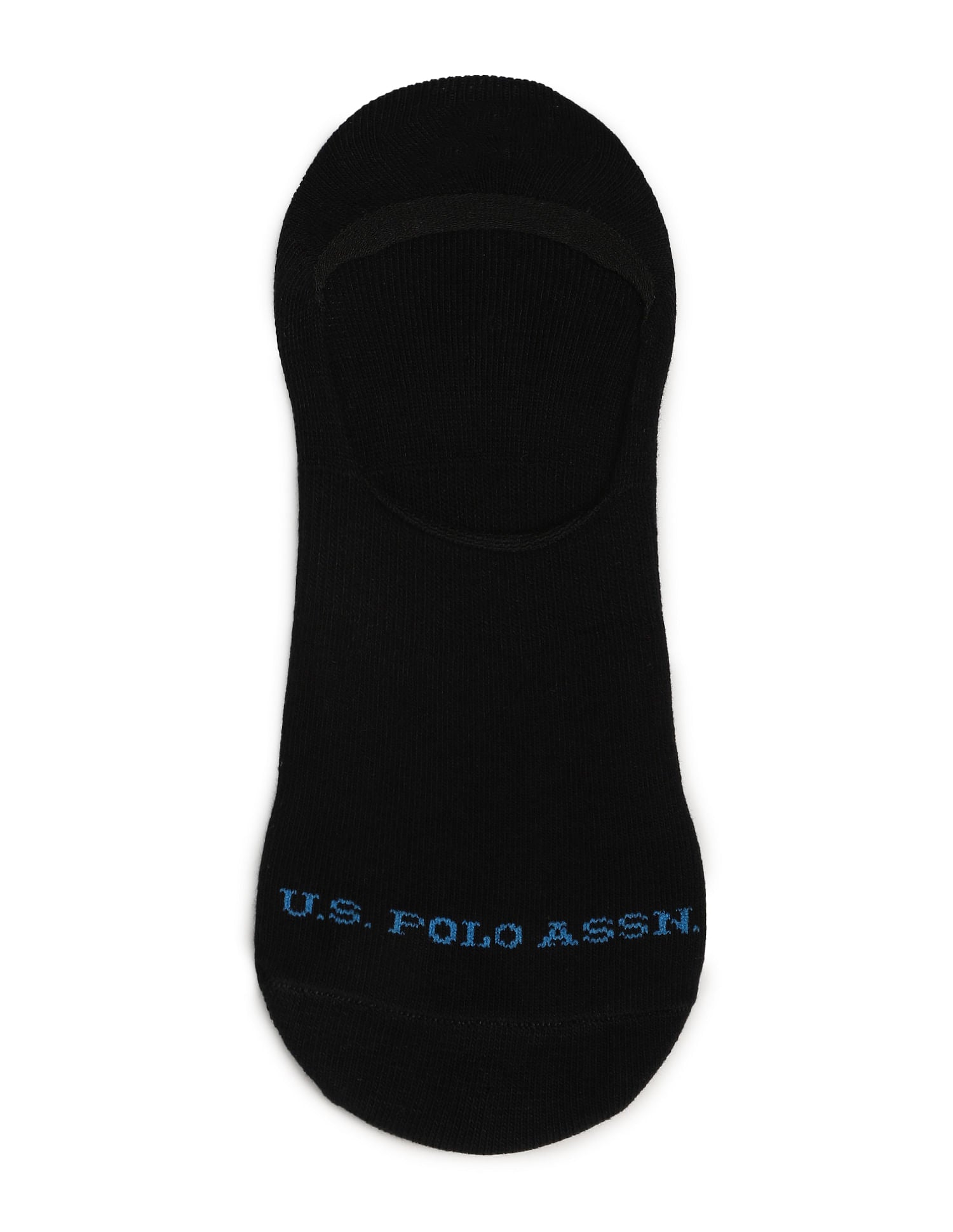 Silicone Grip No Show I646 Socks - Pack Of 3 Black - U.S. POLO ASSN. | Large