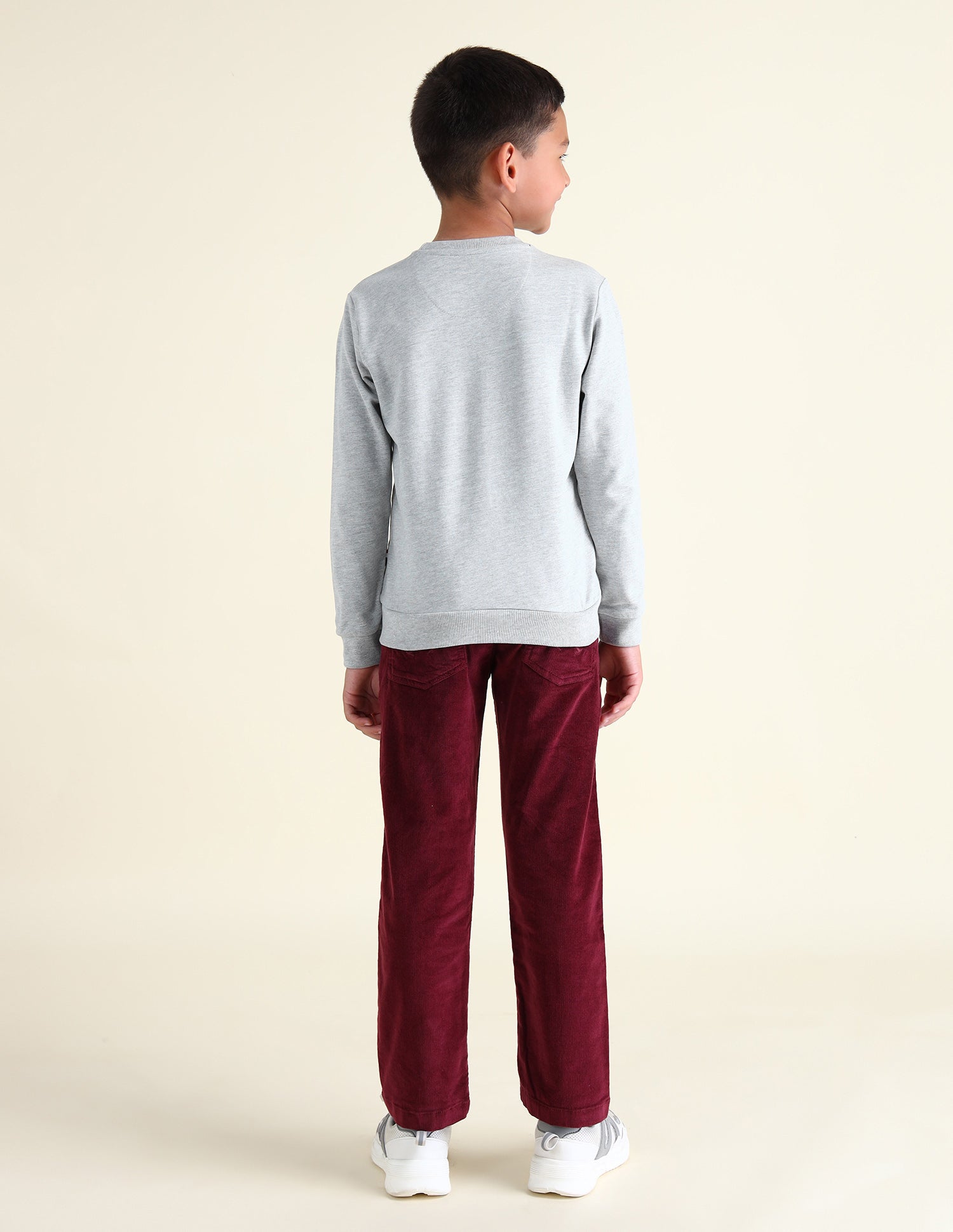 Boys Graphic Printed Sweatshirt Nude - U.S. Polo Assn. India | Large