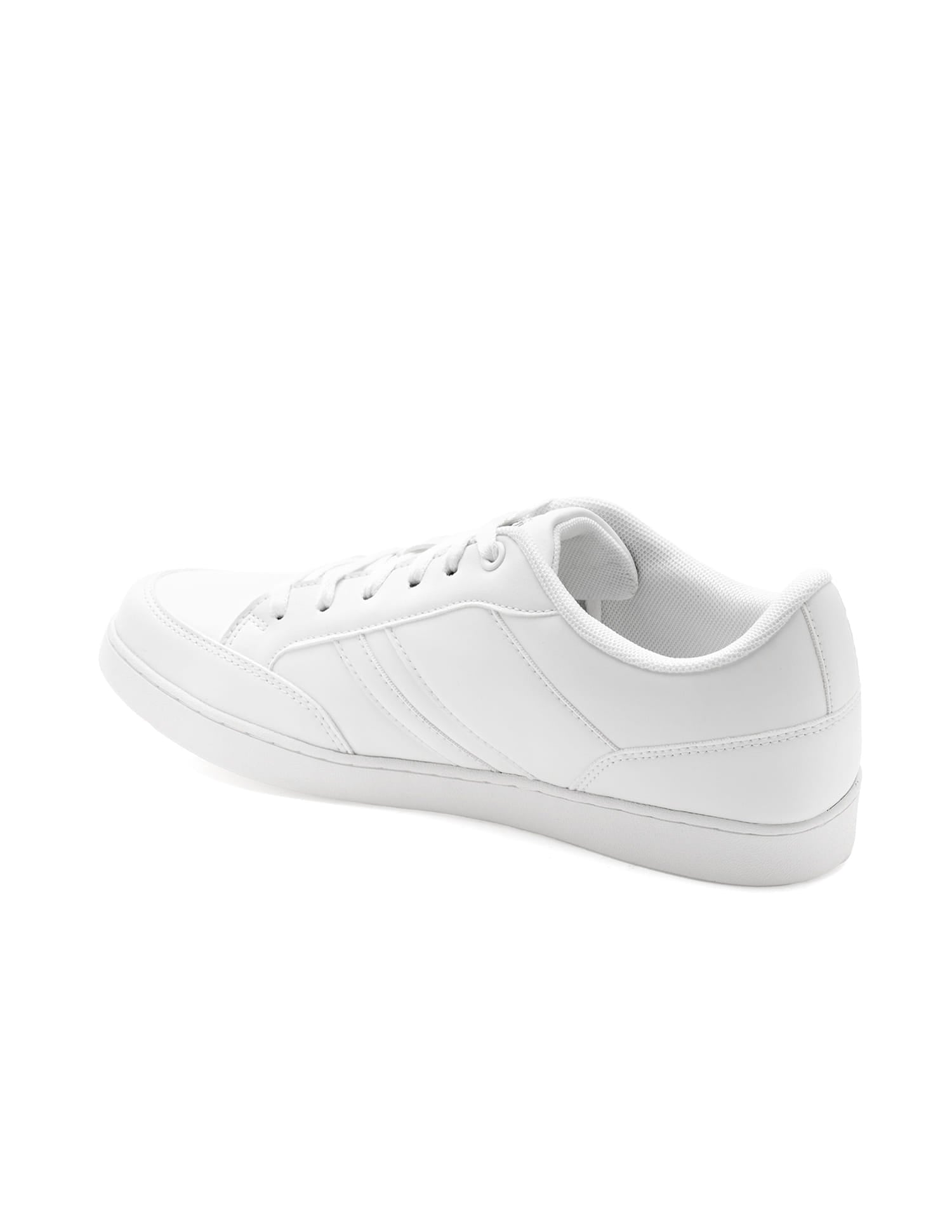 Round Toe Solid Gala Sneakers White - U.S. Polo Assn. India | Large