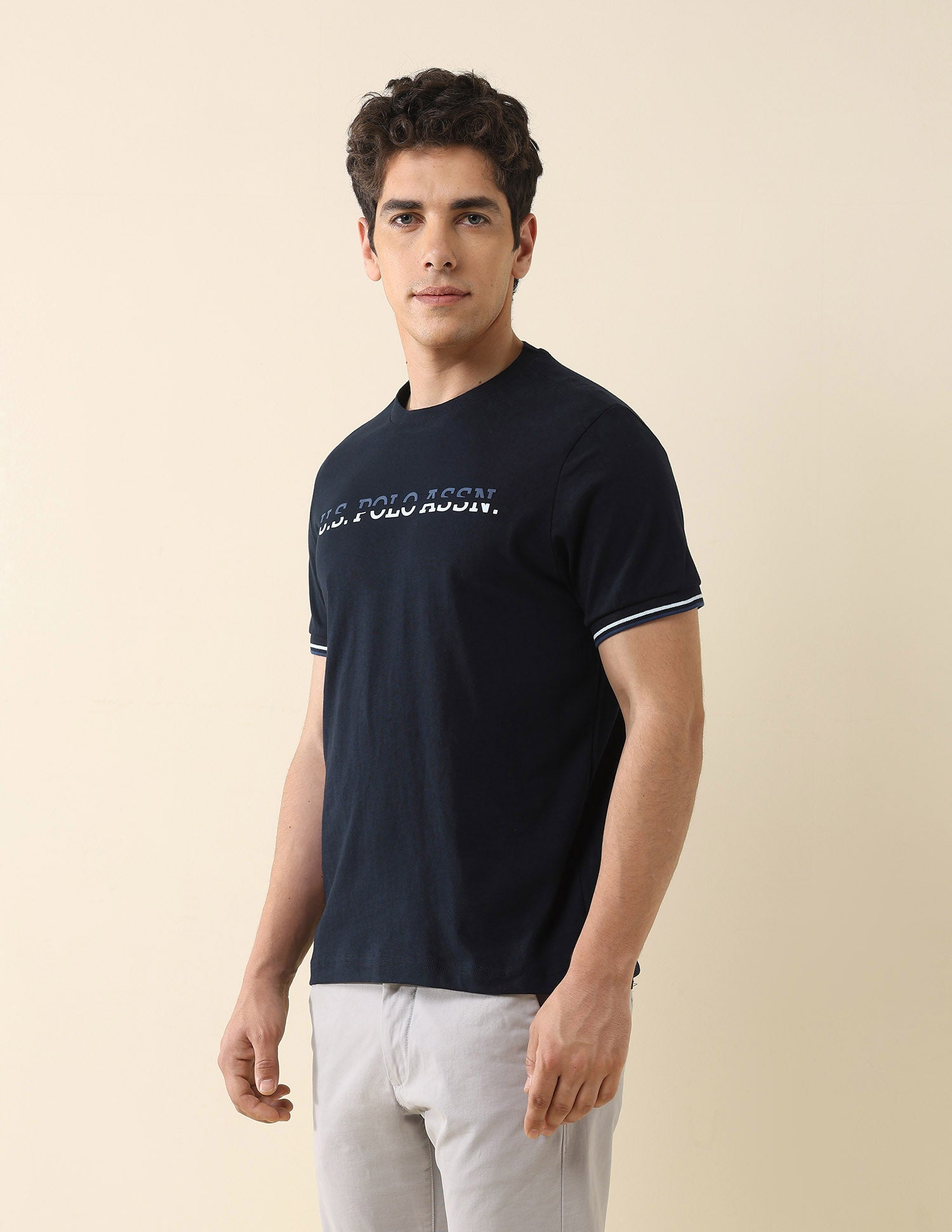 Slim Fit Classic T-Shirt Navy - U.S. POLO ASSN. | Large