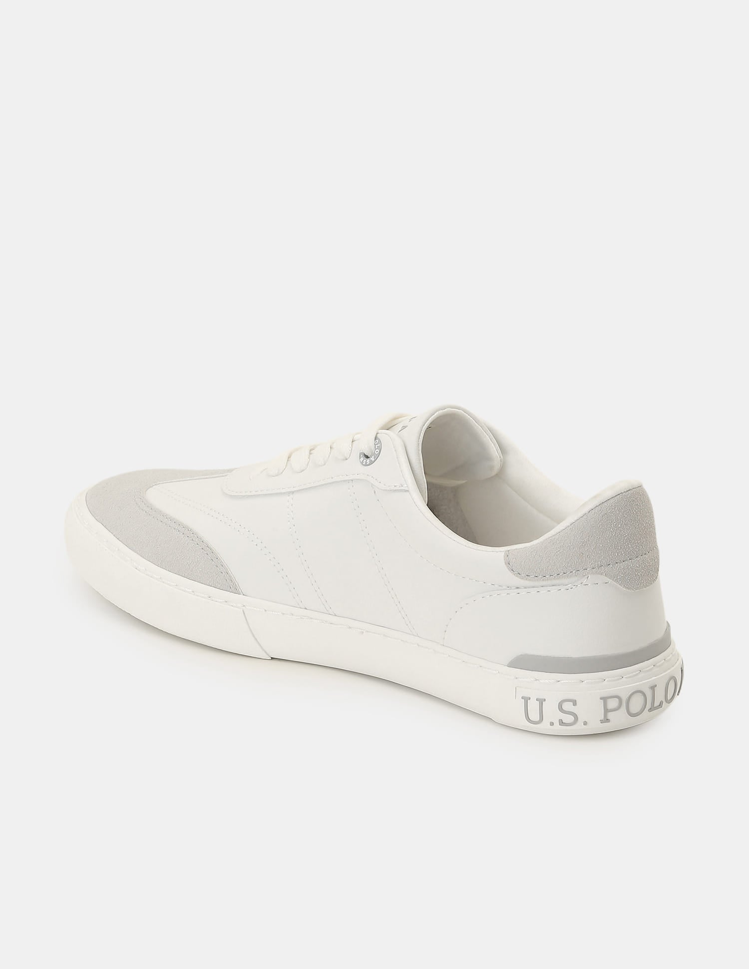 Men Colourblocked Gian 3.0 Sneakers Off White - U.S. Polo Assn. India | Large