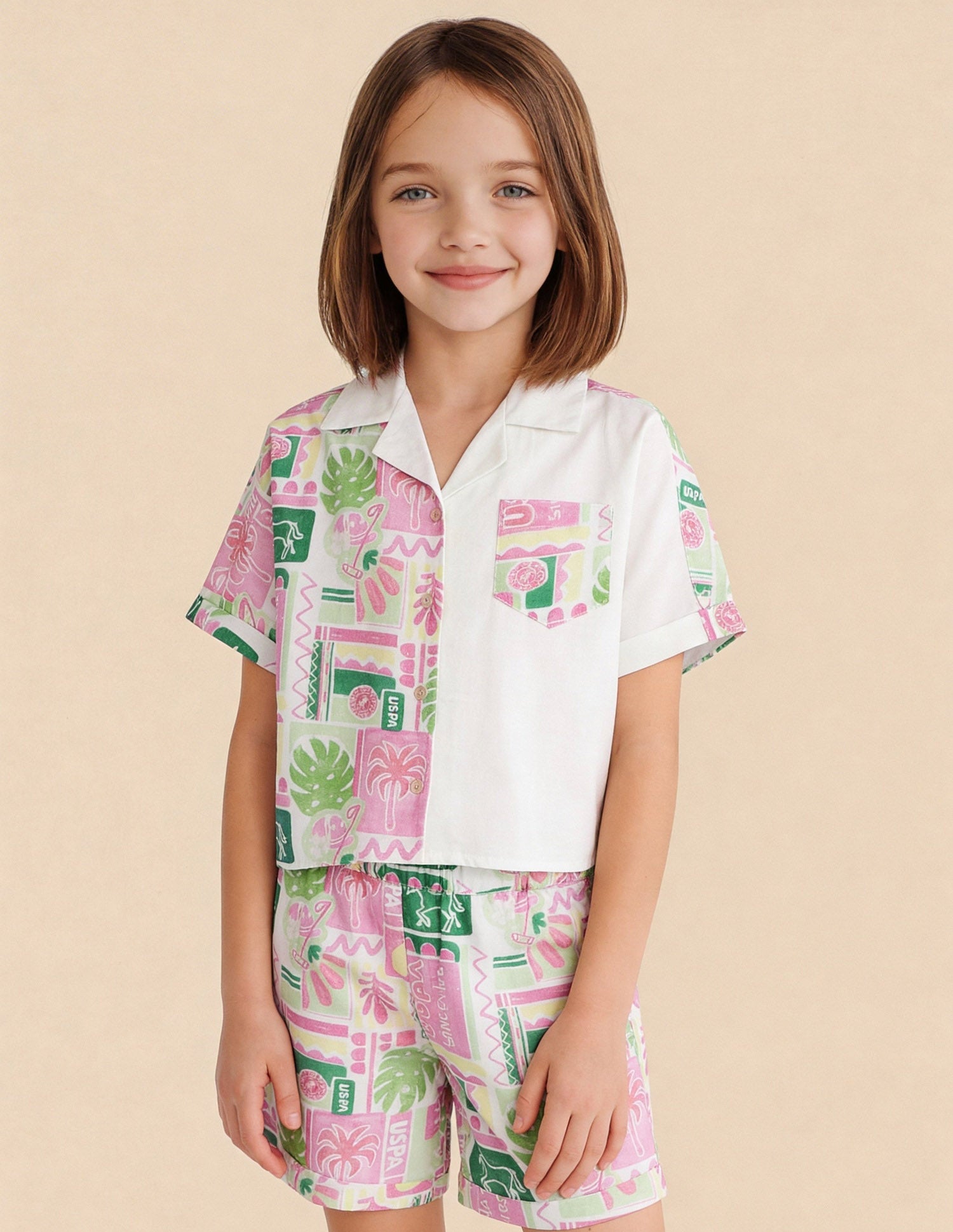 Graphic Printed Regular Fit Top Multicolour - U.S. Polo Assn. India | Large