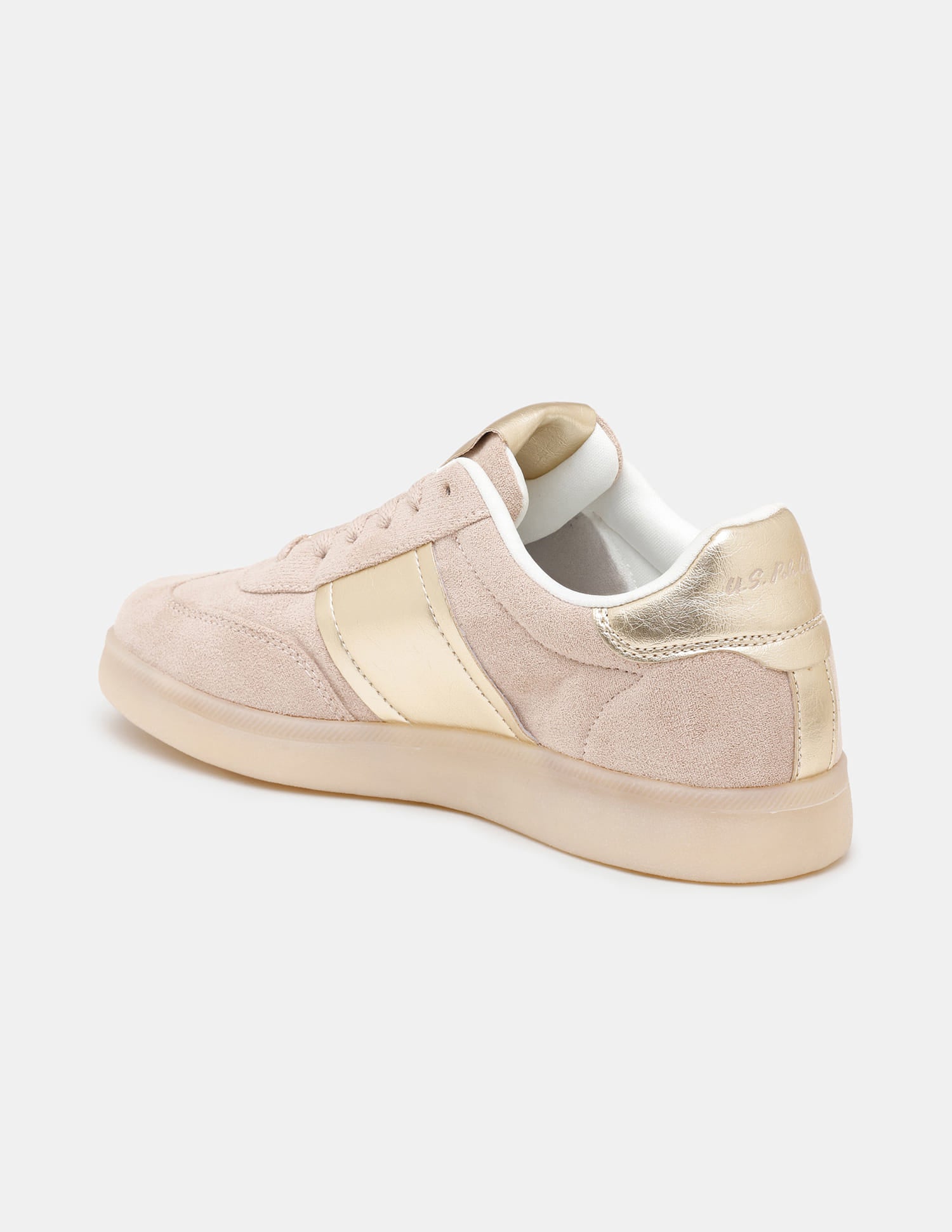Mirae Lt. Pink Sneakers Shoes Light Pink - U.S. Polo Assn. India | Large