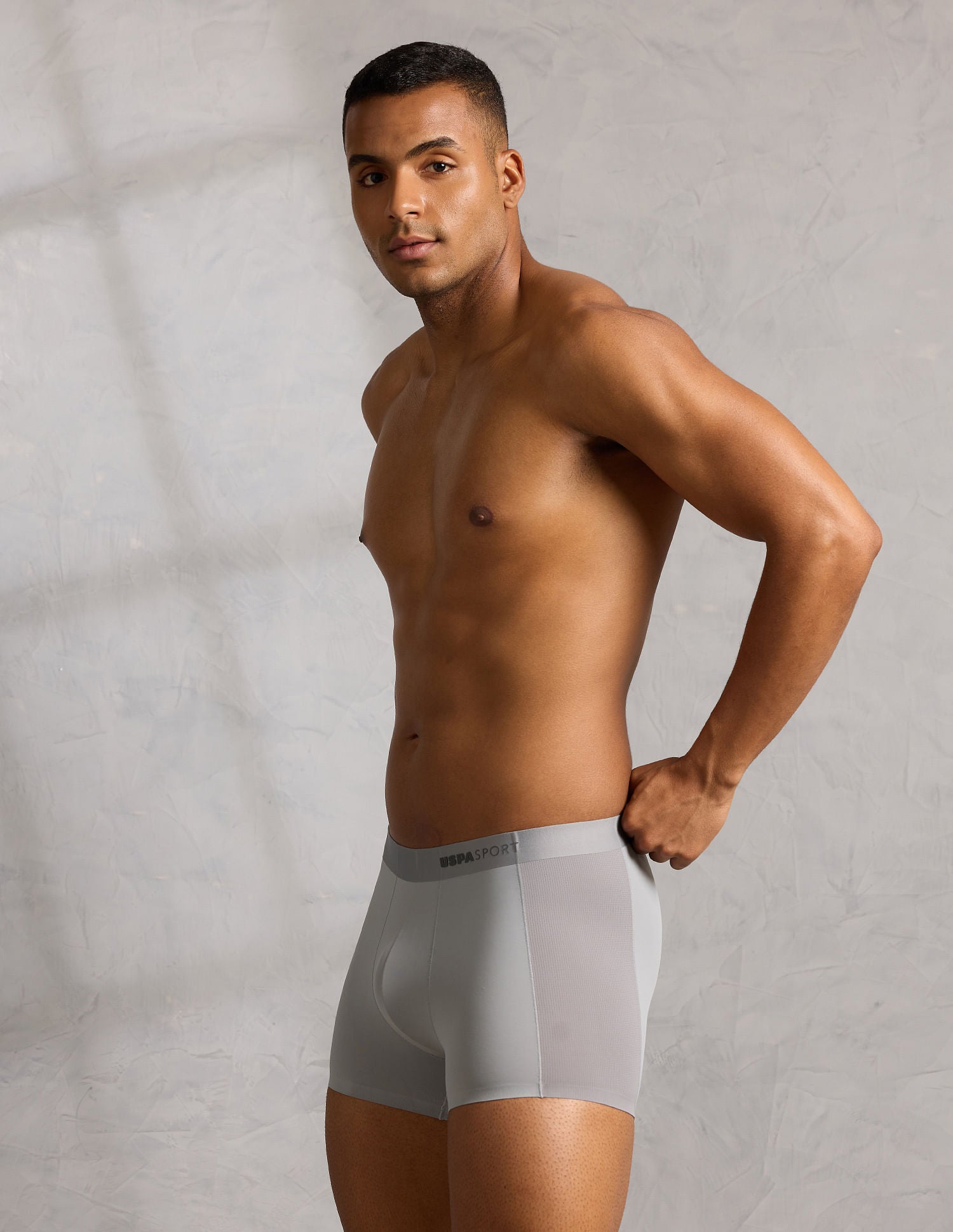 Micro Fibre Seamless High Stretch Trunk Grey - U.S. POLO ASSN. | Large