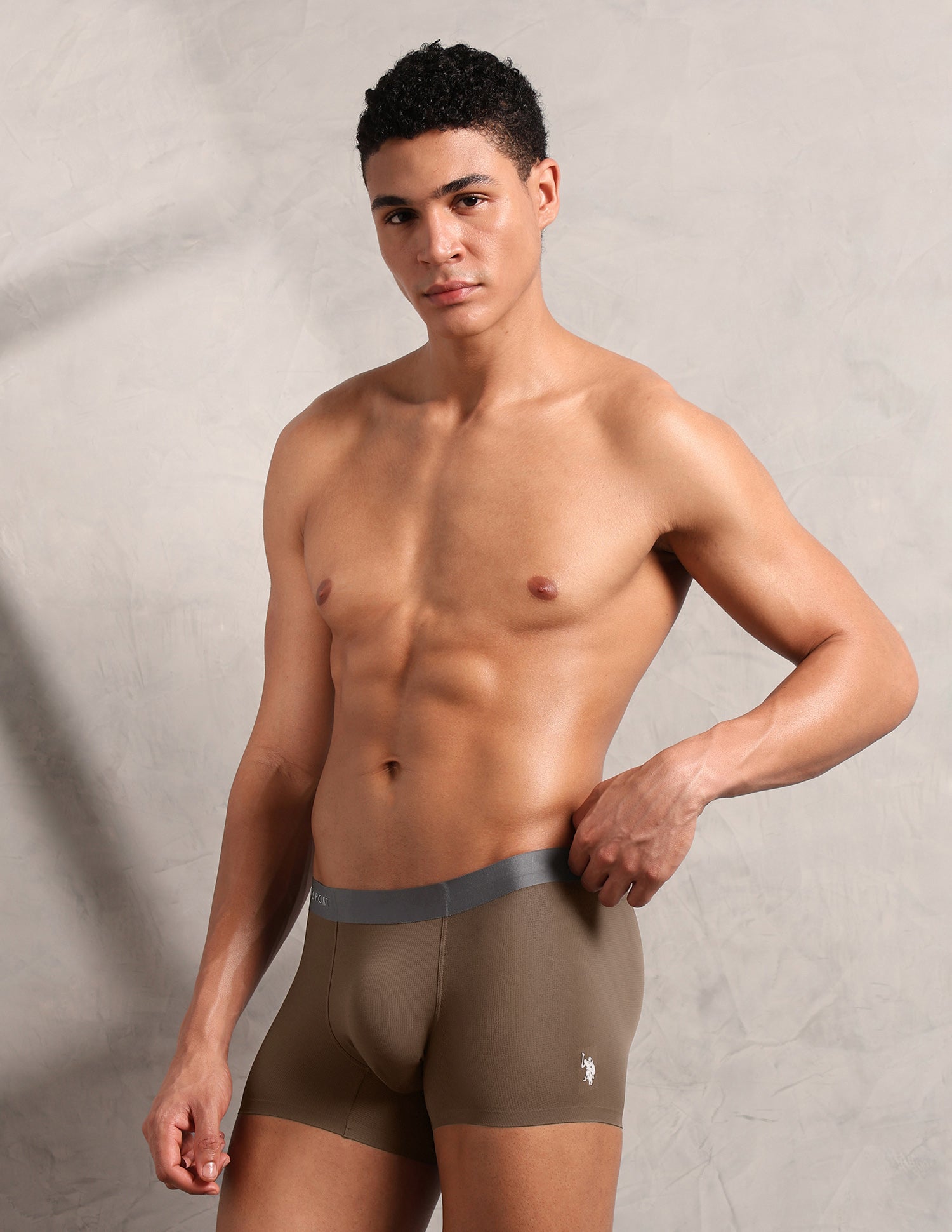 Signature Sports Mesh RT009 Seamless Trunk Partridge - U.S. Polo Assn. India | Large