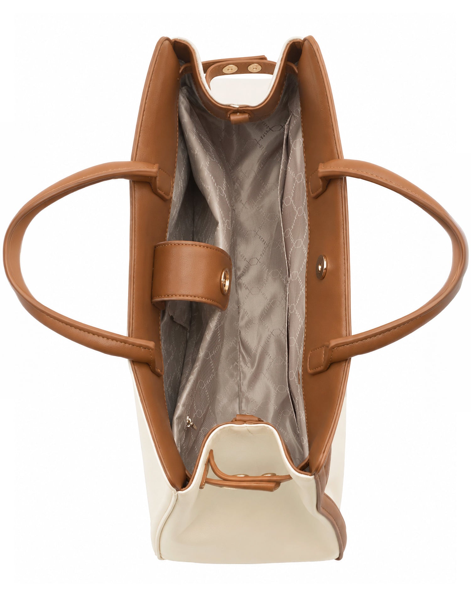 Carla Satchel Bag Beige - U.S. Polo Assn. India | Large