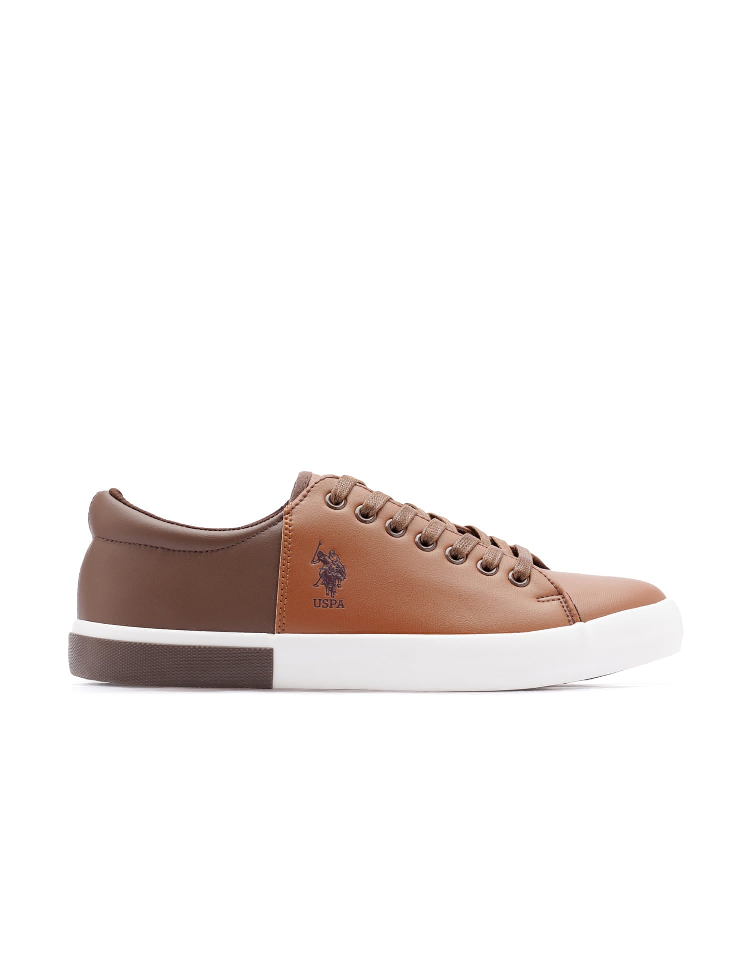Men Solid Padry 4.0 Sneakers Tan - U.S. Polo Assn. India | Large