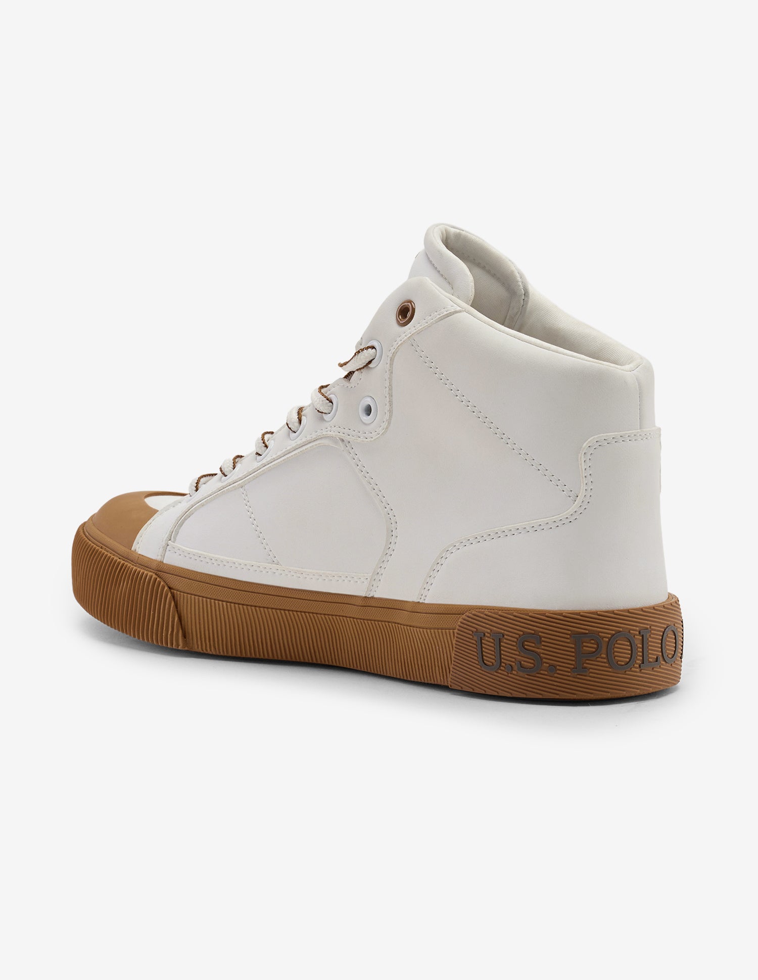 Ricon Mid Top Sneakers Off White - U.S. Polo Assn. India | Large