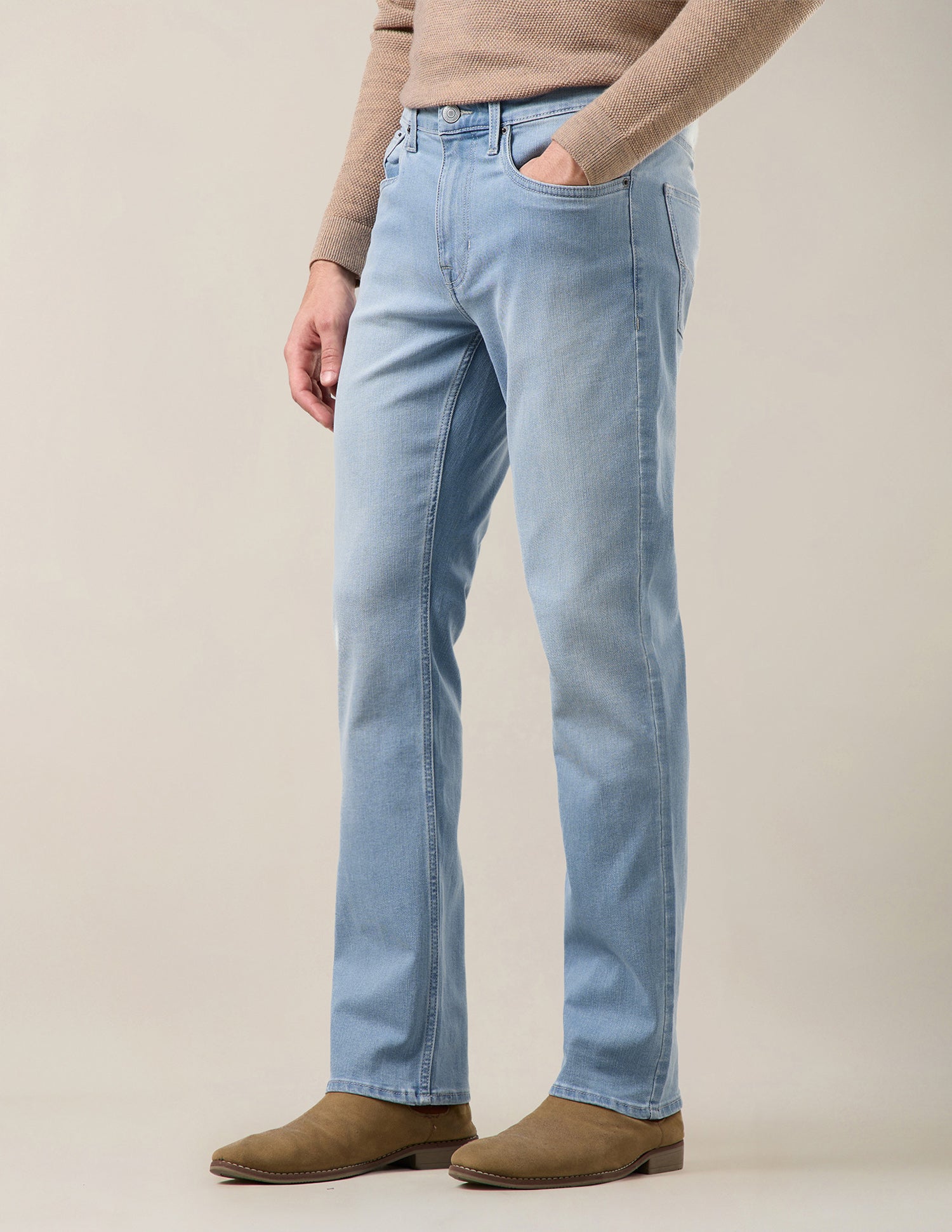 Harold Slim Straight Fit Blue Jeans Light Indigo - U.S. Polo Assn. India | Large