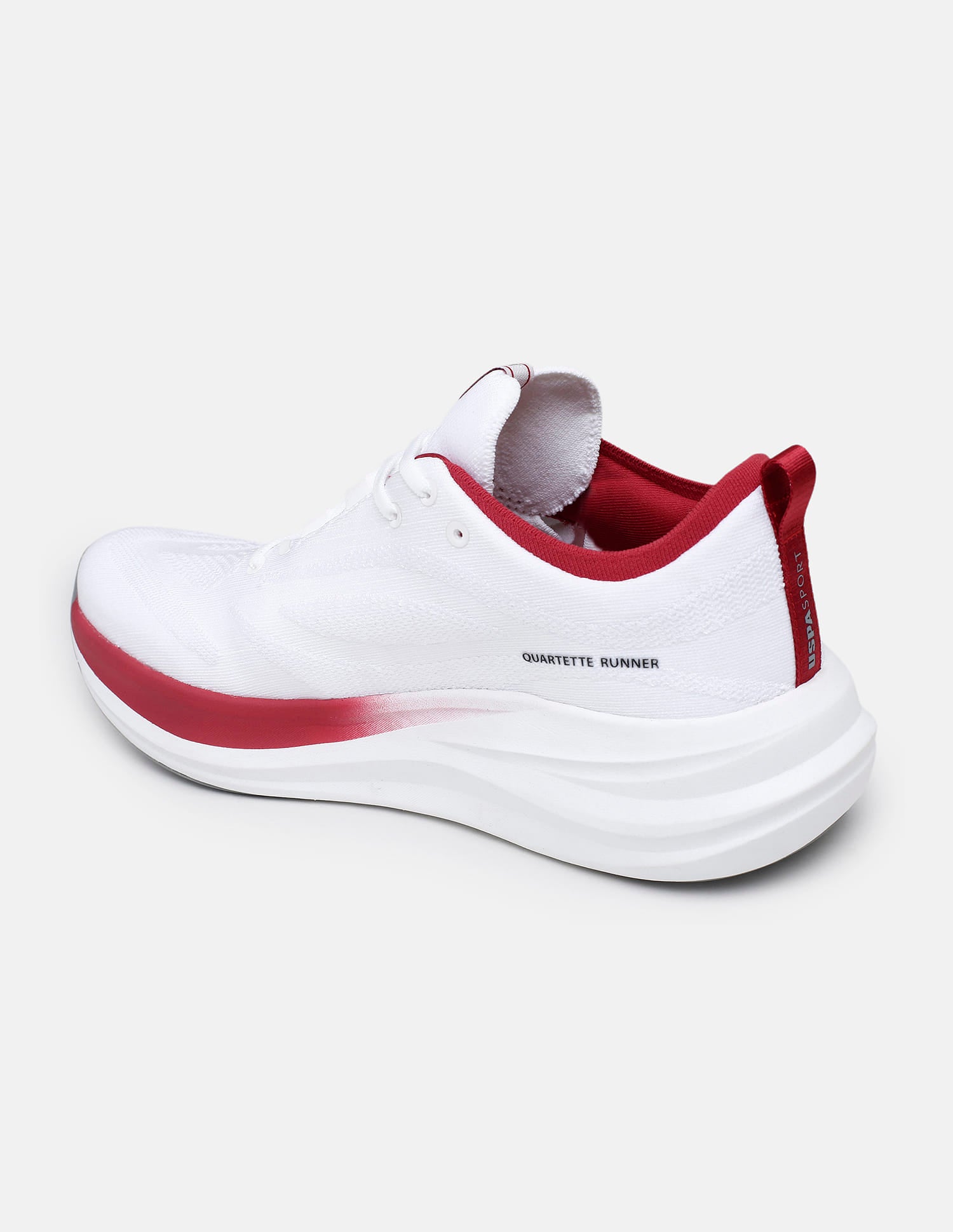 Quartette Runner Lace-Ups Running Shoes Off White - U.S. Polo Assn. India | Large