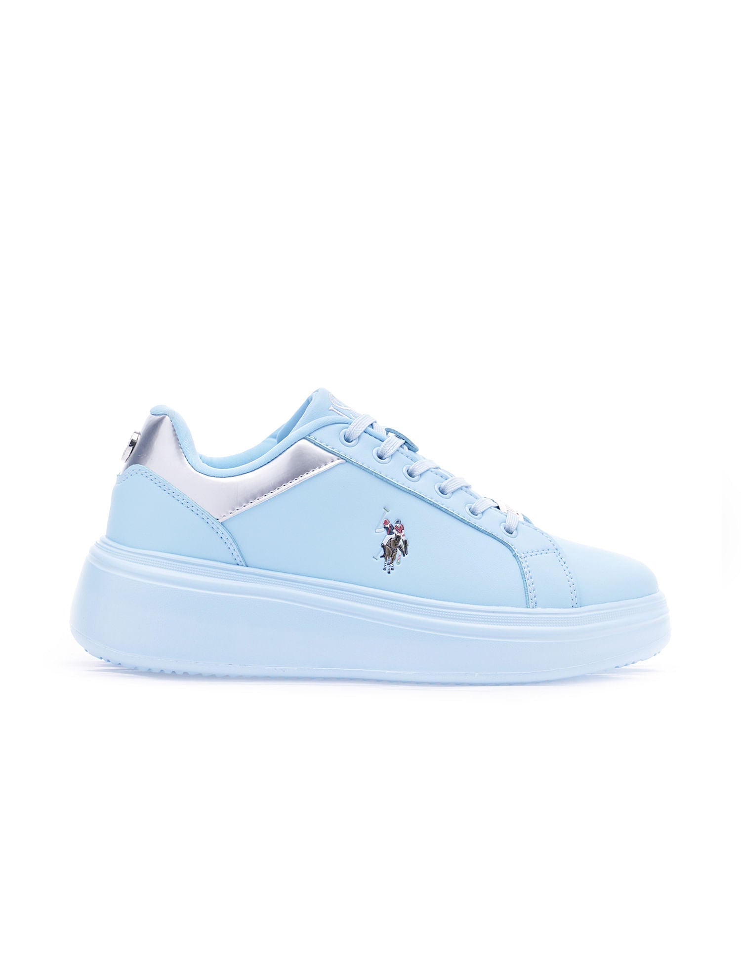 Women Metallic Logo Elsie 2.0 Sneakers Blue - U.S. Polo Assn. India | Large