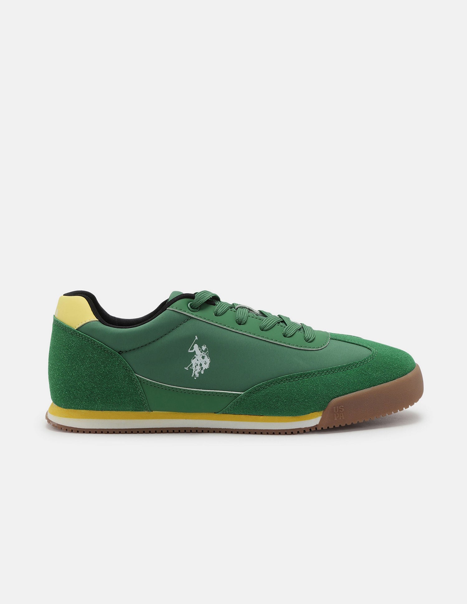 Men Round Toe Treviri Sneakers Green - U.S. POLO ASSN. | Large