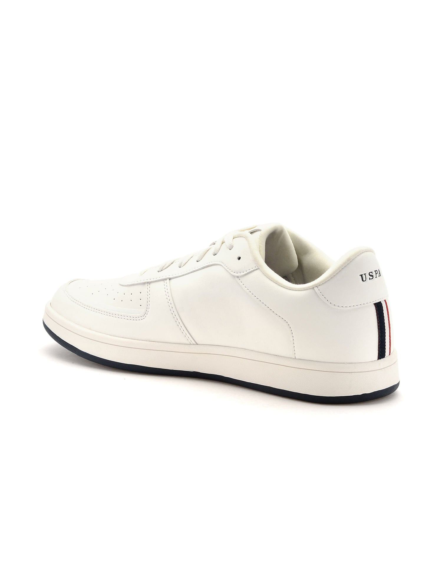 Men Rein 2.0 Off White Retro Court Sneakers White - U.S. Polo Assn. India | Large