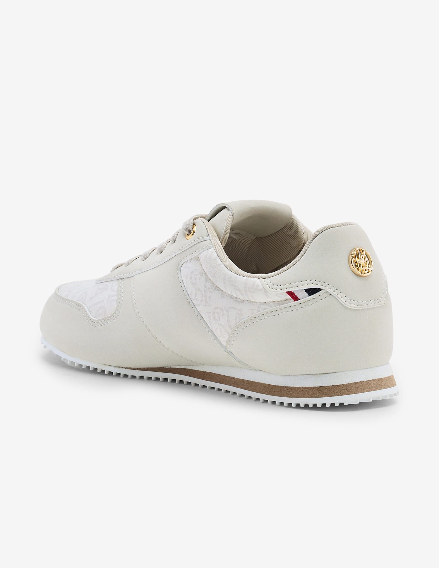 Zairan Light Weight Monogram Printed Sneakers Grey - U.S. Polo Assn. India | Large