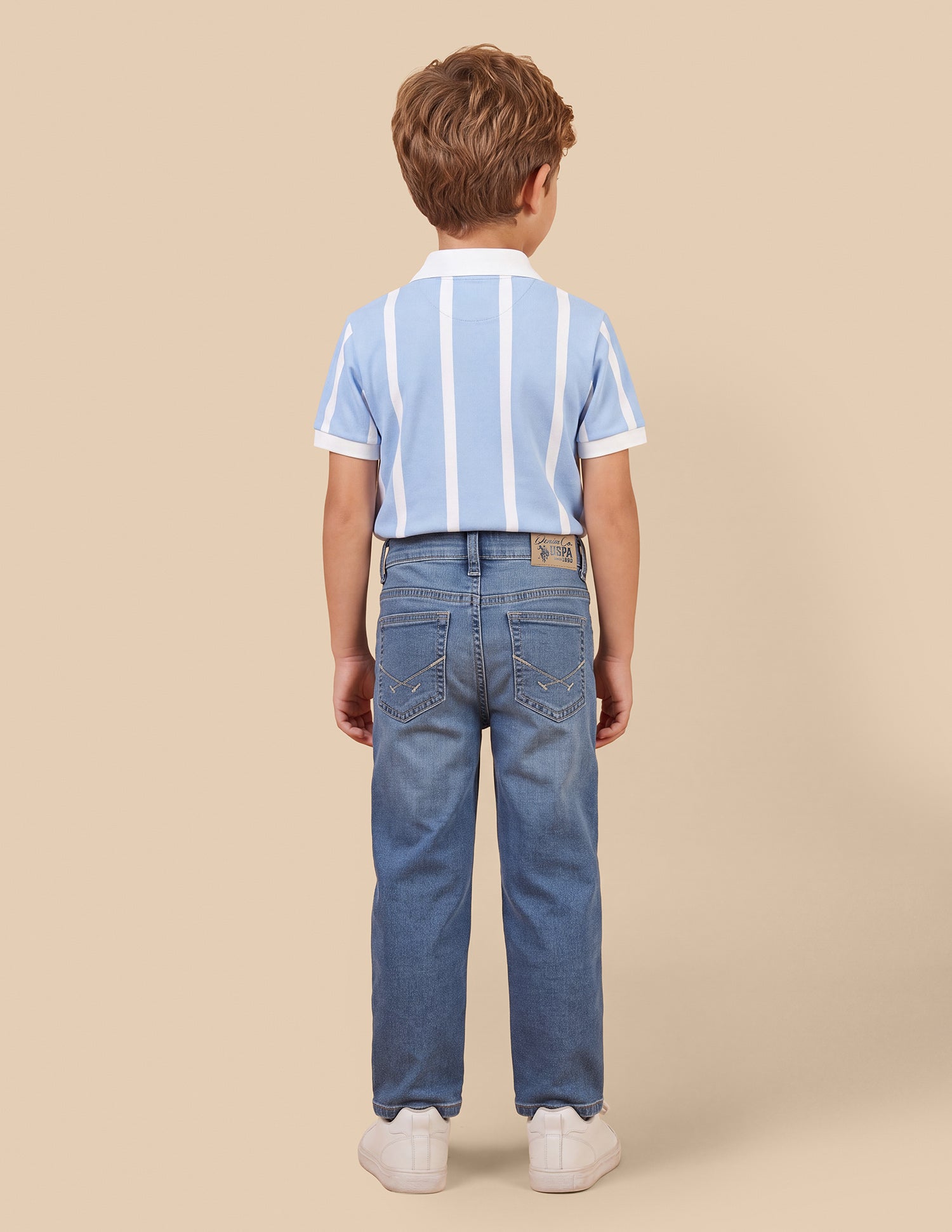 Baggy Fit Blue Jeans Light Blue - U.S. Polo Assn. India | Large