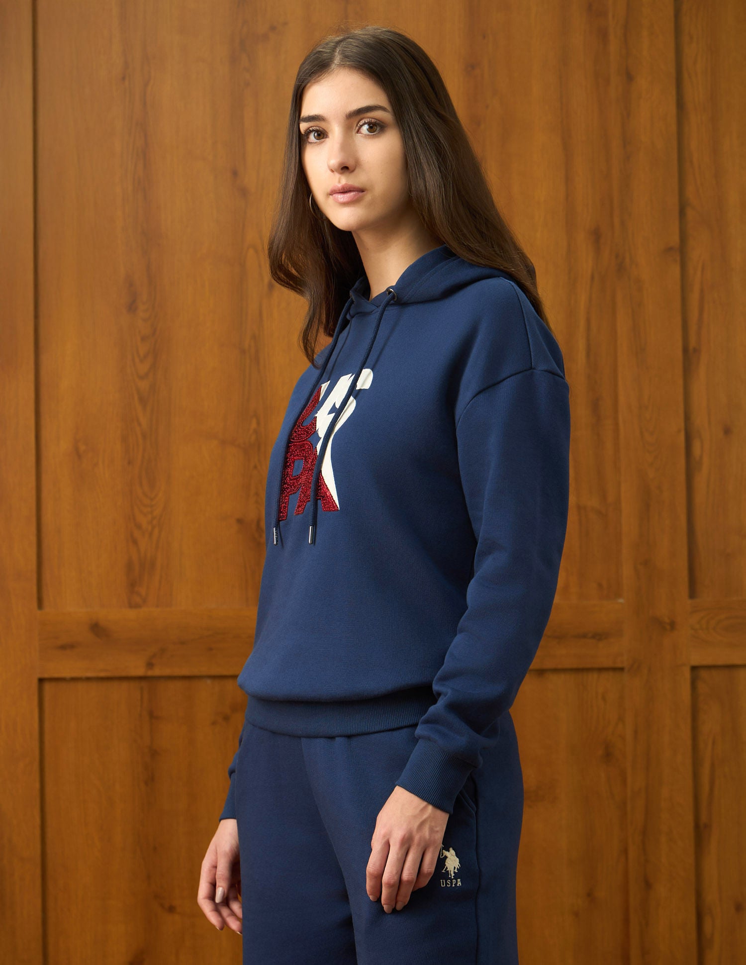 Brand Printed Regular Fit Sweatshirt Blue - U.S. POLO ASSN. | Large