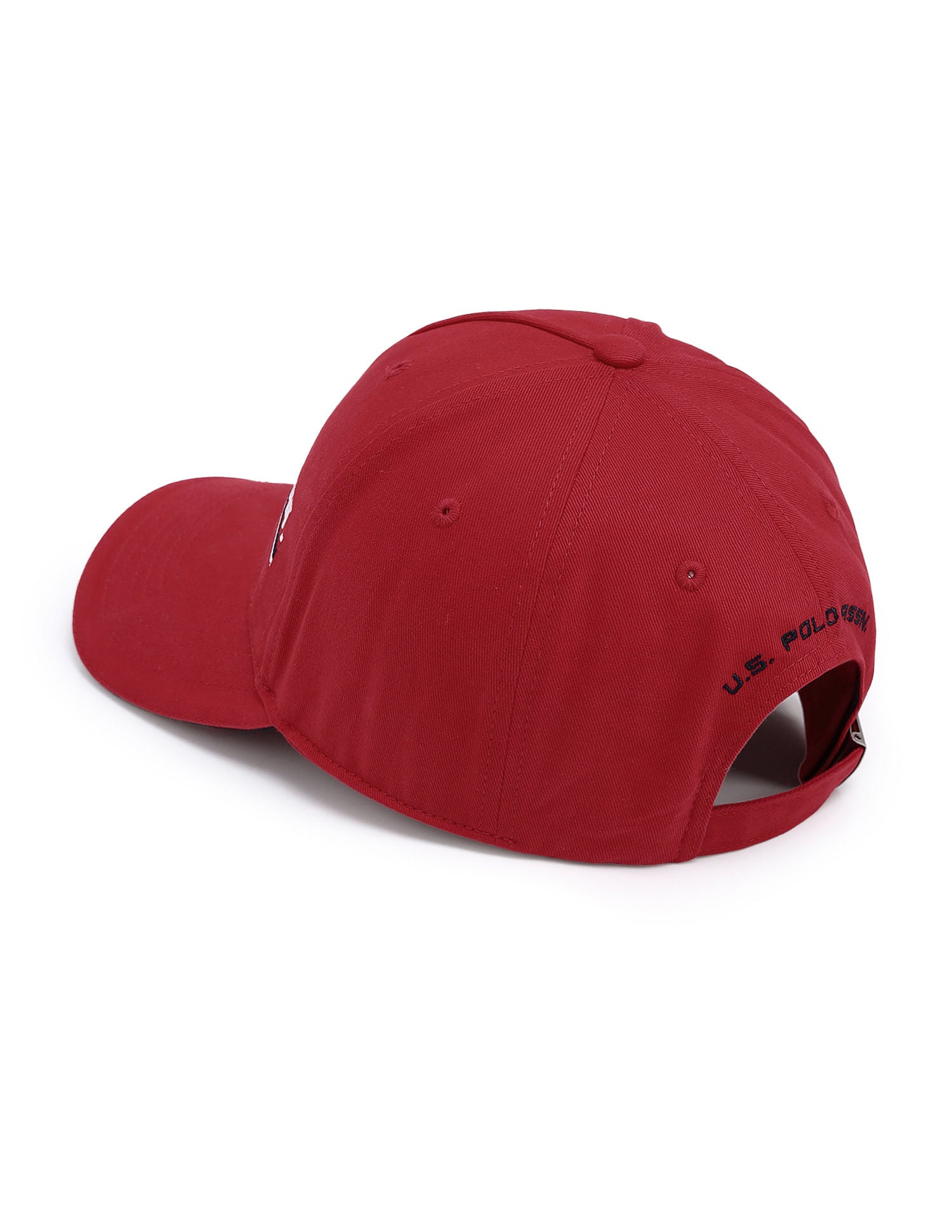 Brand Embroidered Twill Cap Red - U.S. Polo Assn. India | Large