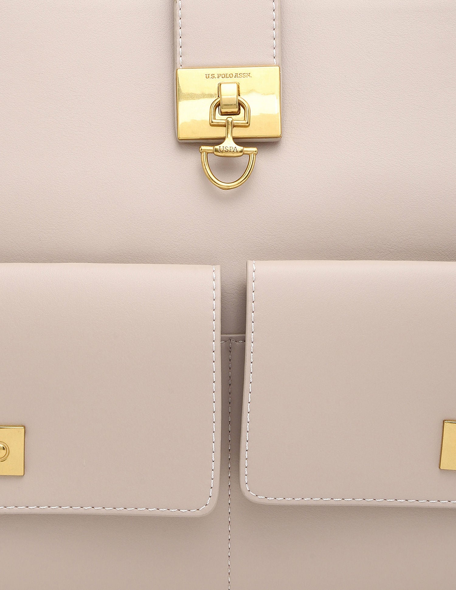 Women Alice Shoulder Bag Beige - U.S. POLO ASSN. | Large