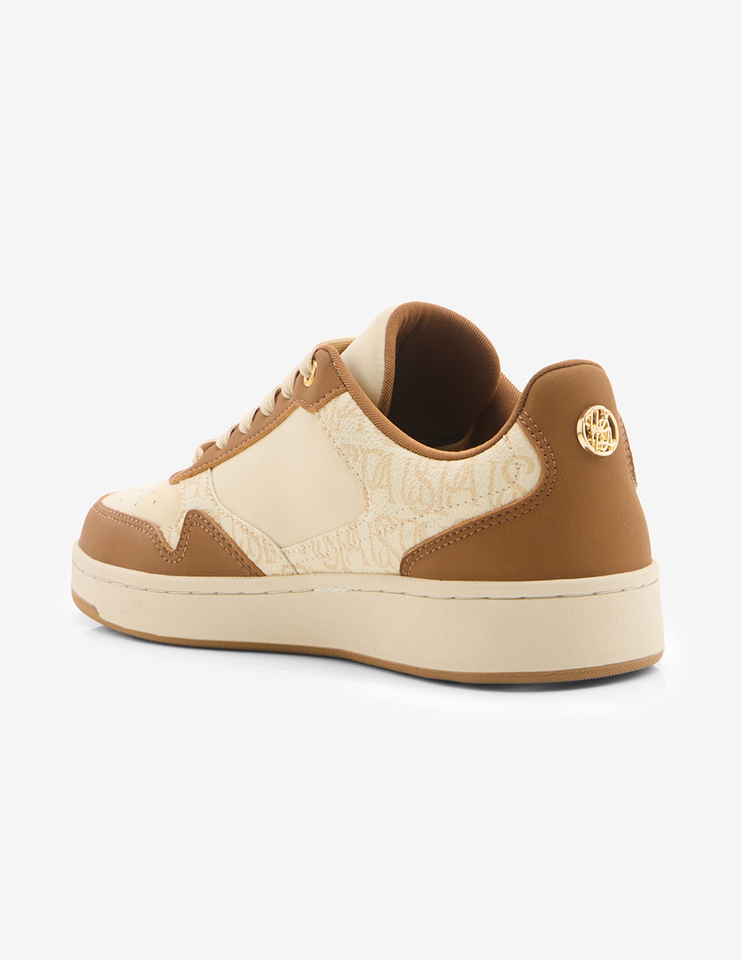 Ira Monogram Printed Sneakers Tan - U.S. Polo Assn. India | Large