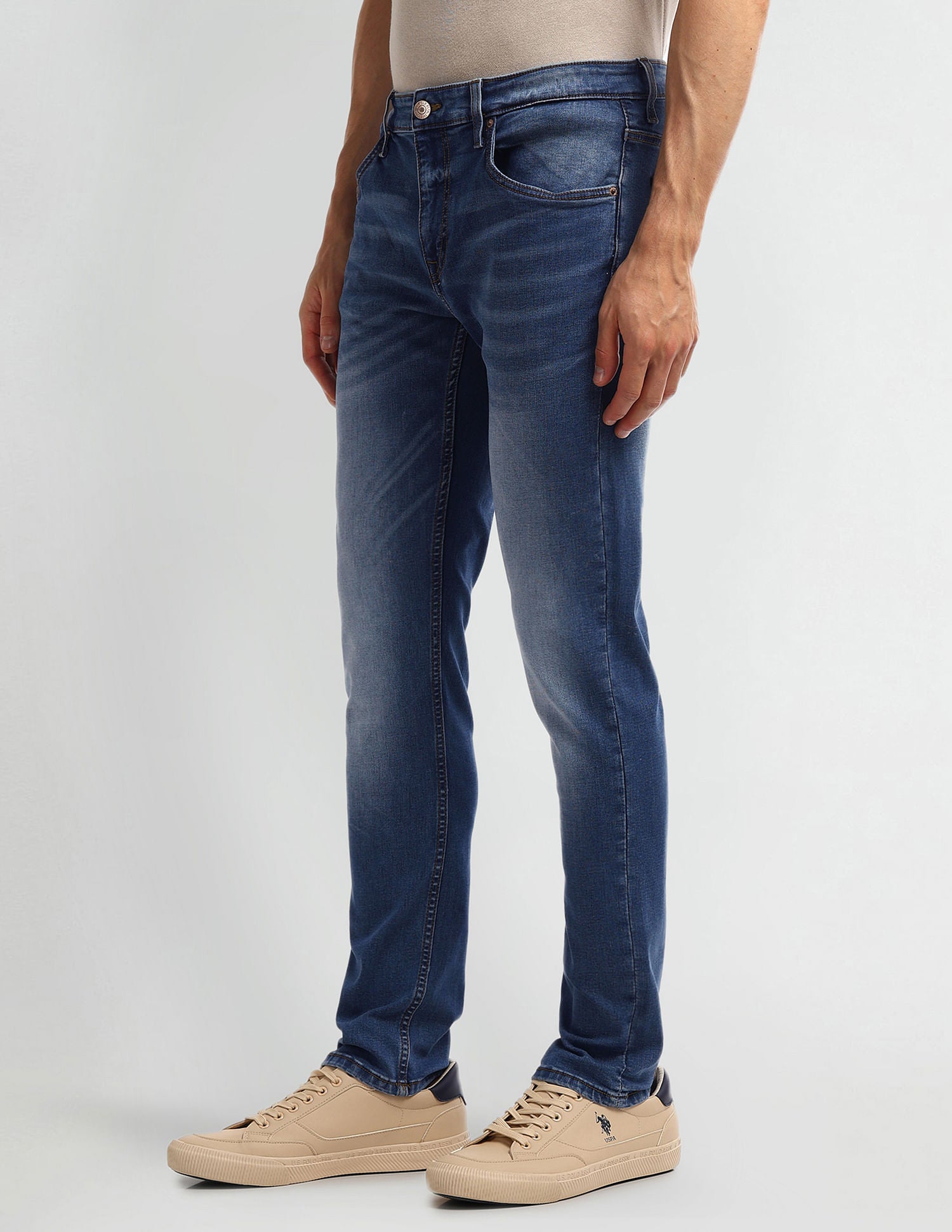 Brandon Slim Fit Jeans Blue - U.S. Polo Assn. India | Large