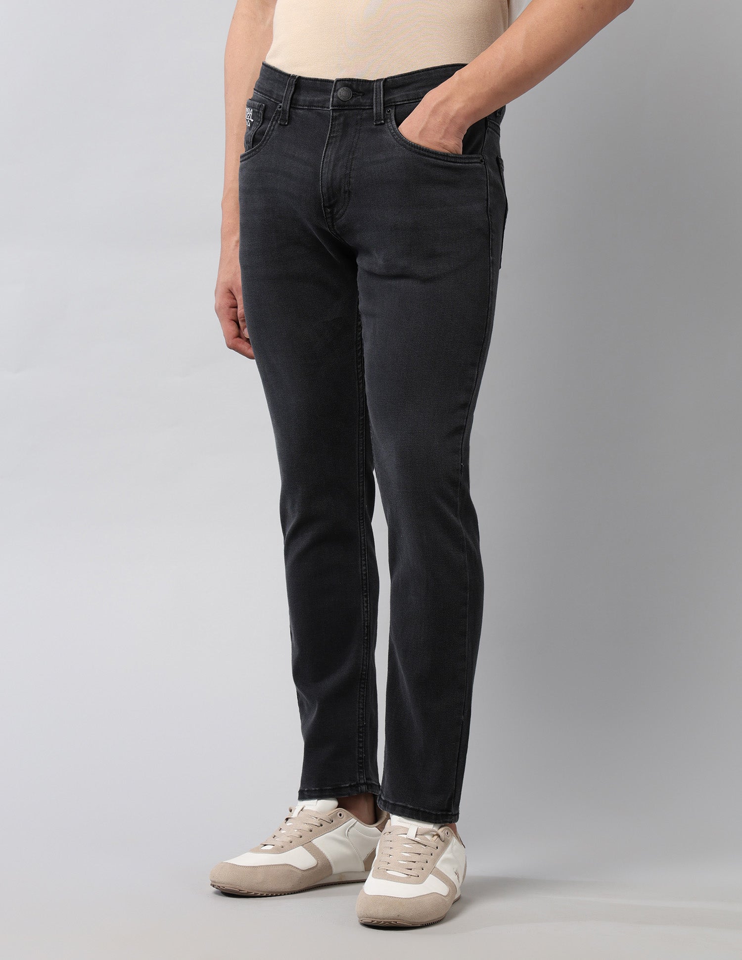 Henry Tapered Fit Black Jeans Black - U.S. POLO ASSN. | Large