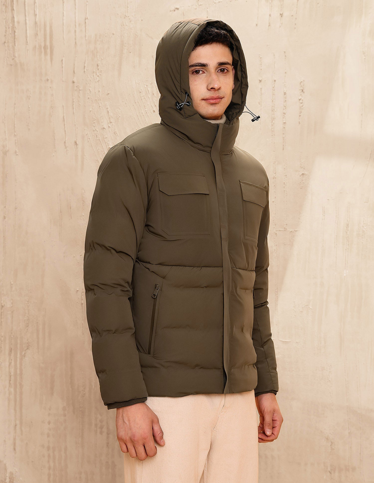 Legend Of Horseshoe Puffer Jacket Olive - U.S. POLO ASSN. | Large