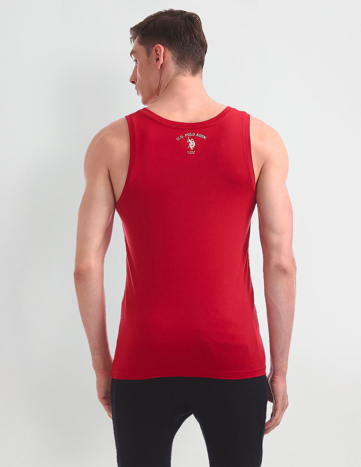 Cotton Comfort Fit I617 Vest - Pack Of 1 Red - U.S. POLO ASSN. | Large