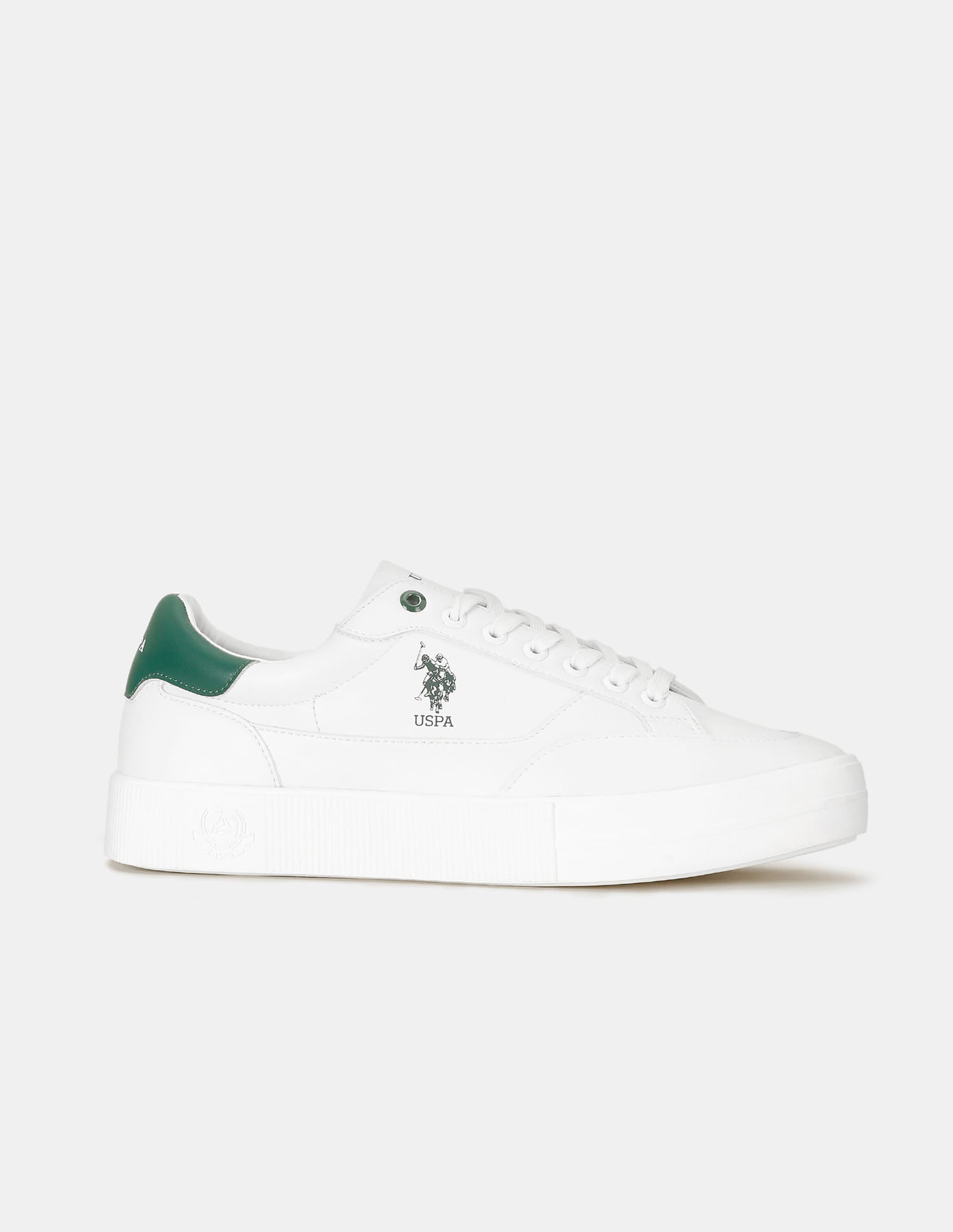 Men Solid Olivier 3.0 Sneakers White - U.S. Polo Assn. India | Large
