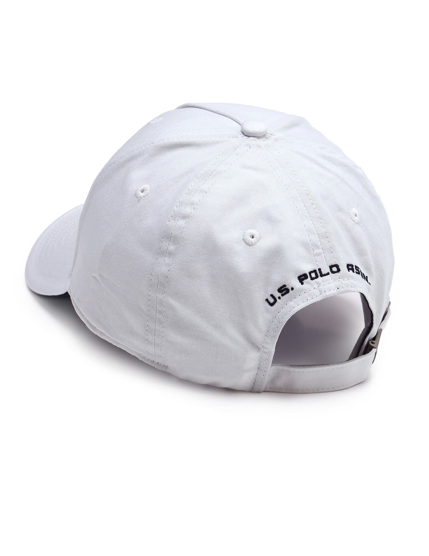 Brand Embroidered Cotton Cap White - U.S. POLO ASSN. | Large