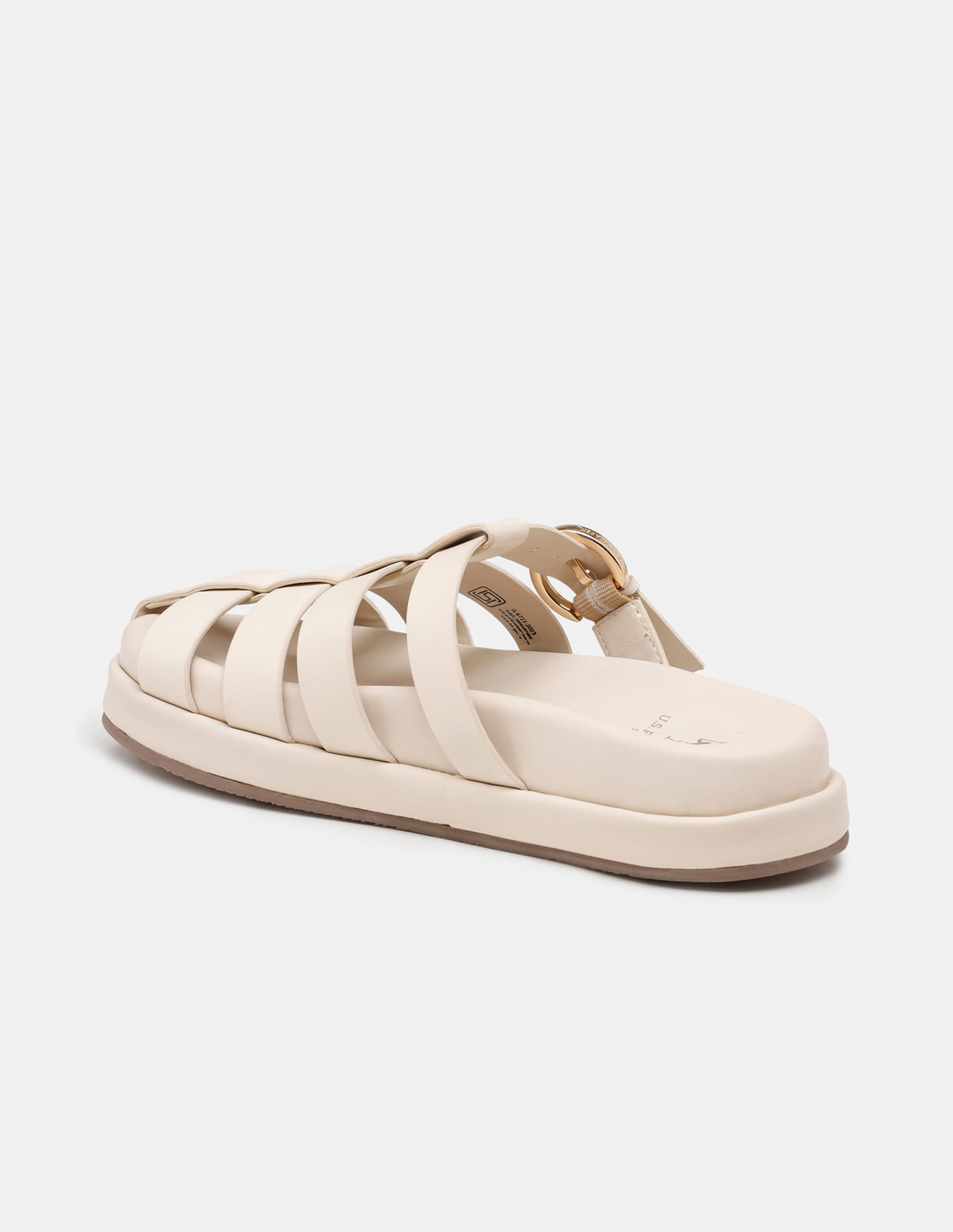 Women Minseo Multi Strap Buckle Sandals Beige - U.S. Polo Assn. India | Large