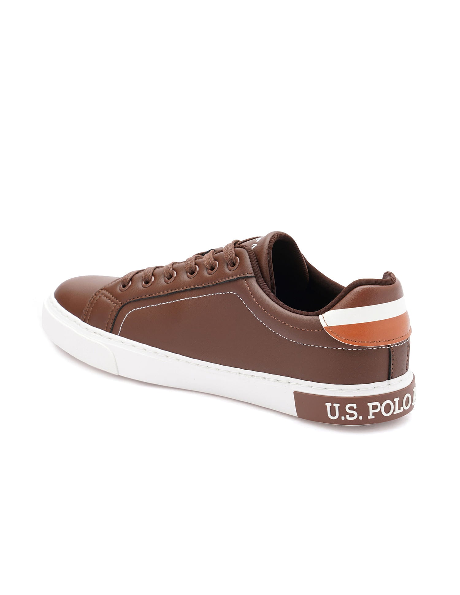 Men Solid Rojas 5.0 Sneakers Brown - U.S. Polo Assn. India | Large