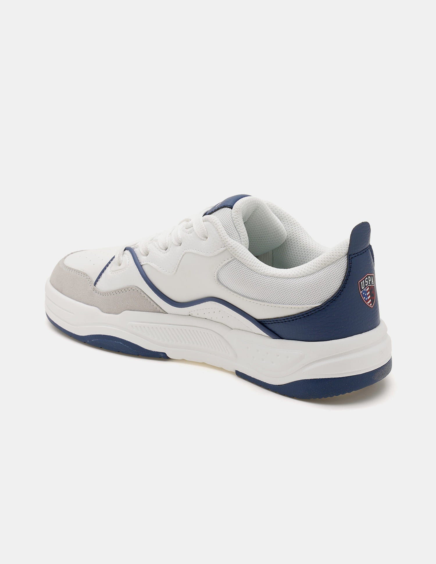 Colour Blocked Odore 2.0 Lace Up Sneakers White - U.S. Polo Assn. India | Large