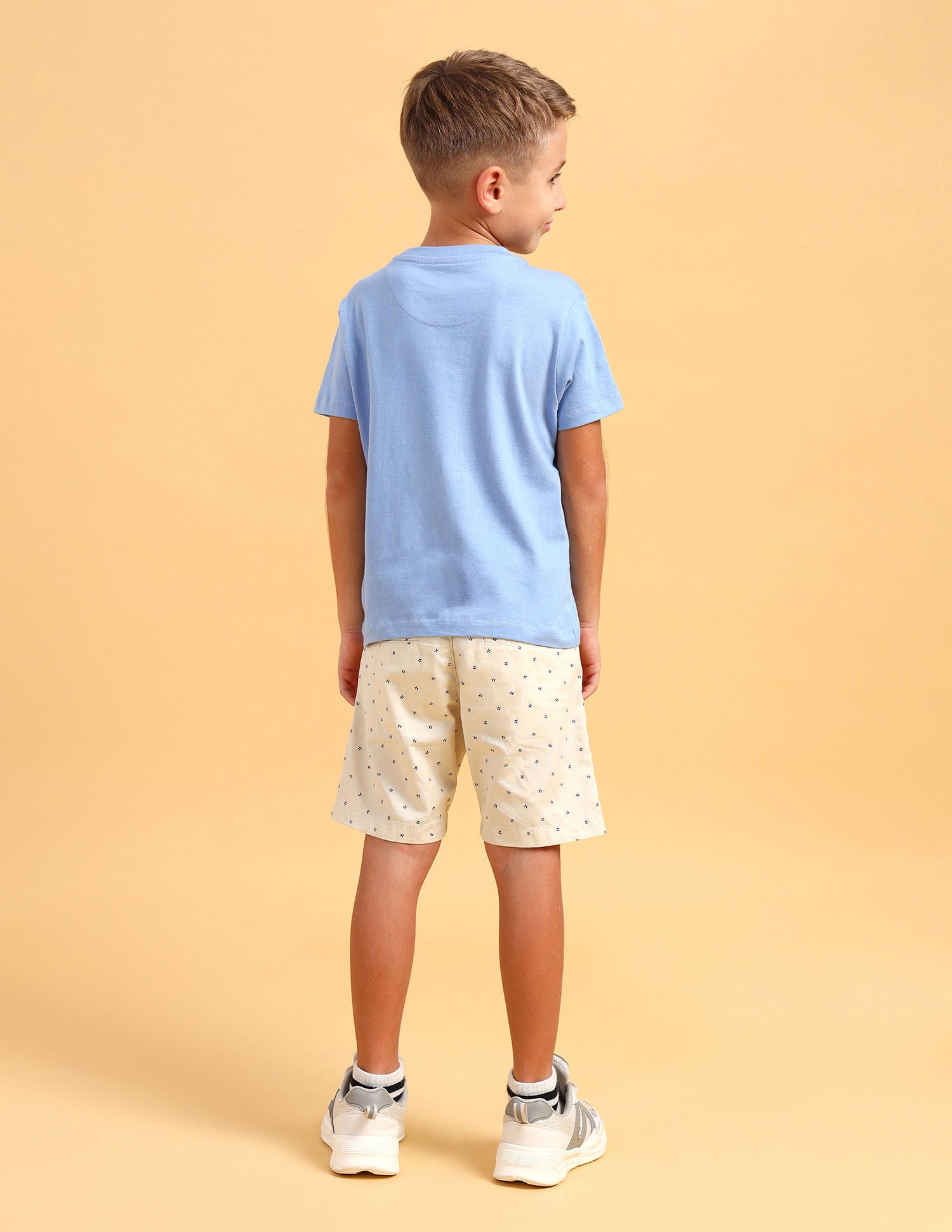 Boys Brand Printed T-Shirt Hydrangea - U.S. Polo Assn. India | Large