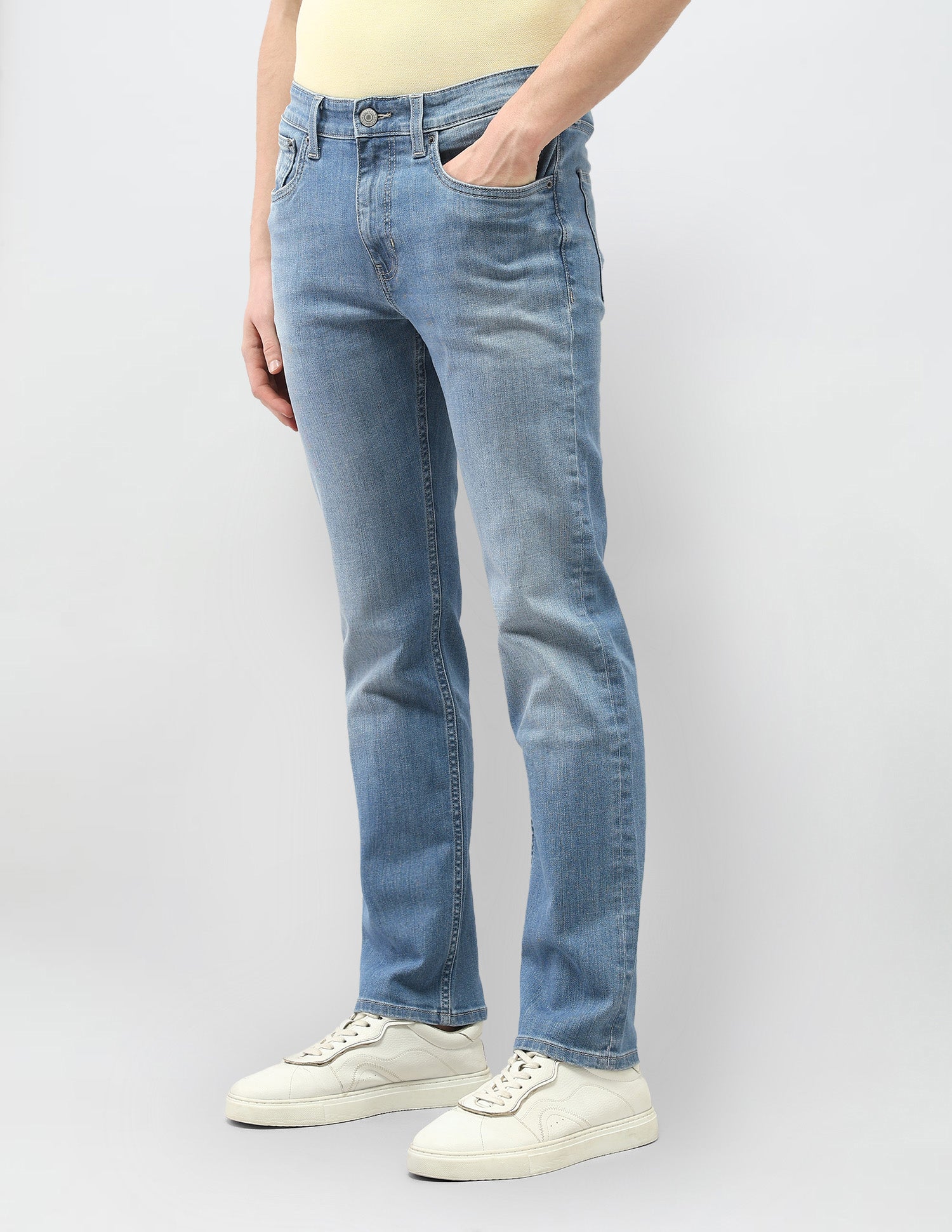 Whiskered Harold Slim Straight Fit Jeans Light Blue - U.S. Polo Assn. India | Large