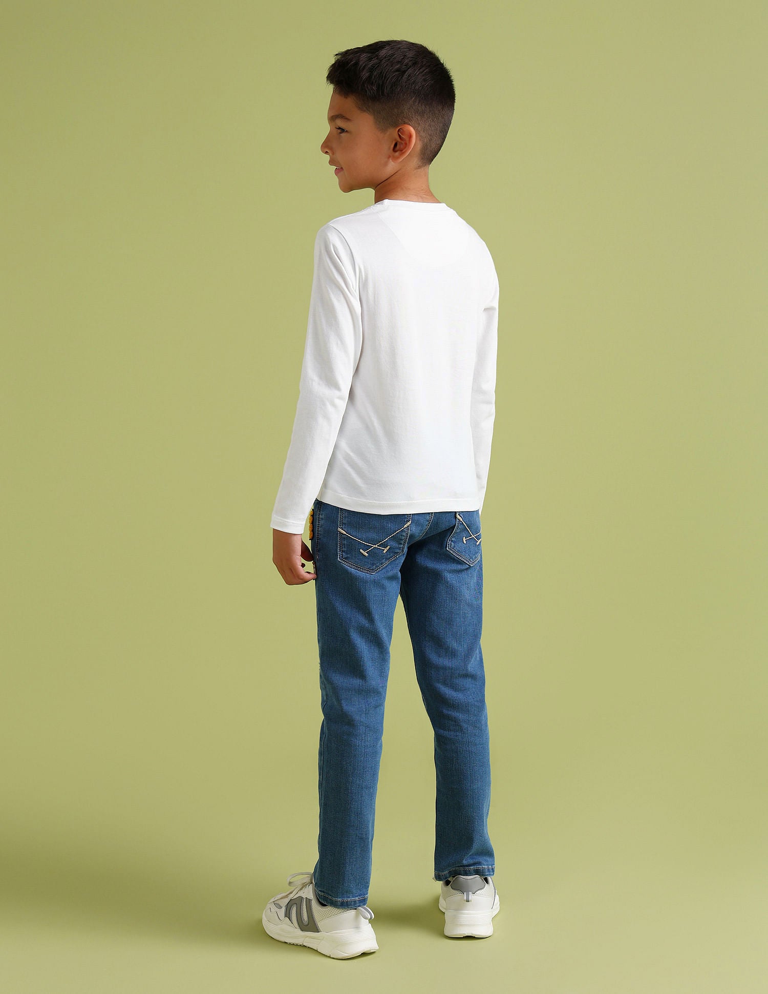 Boys Pure Cotton Regular T-shirt White - U.S. POLO ASSN. | Large